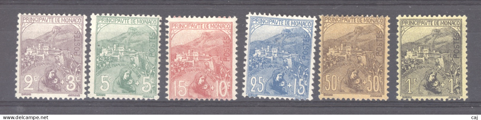 Monaco  :  Yv  27-32  * - Unused Stamps