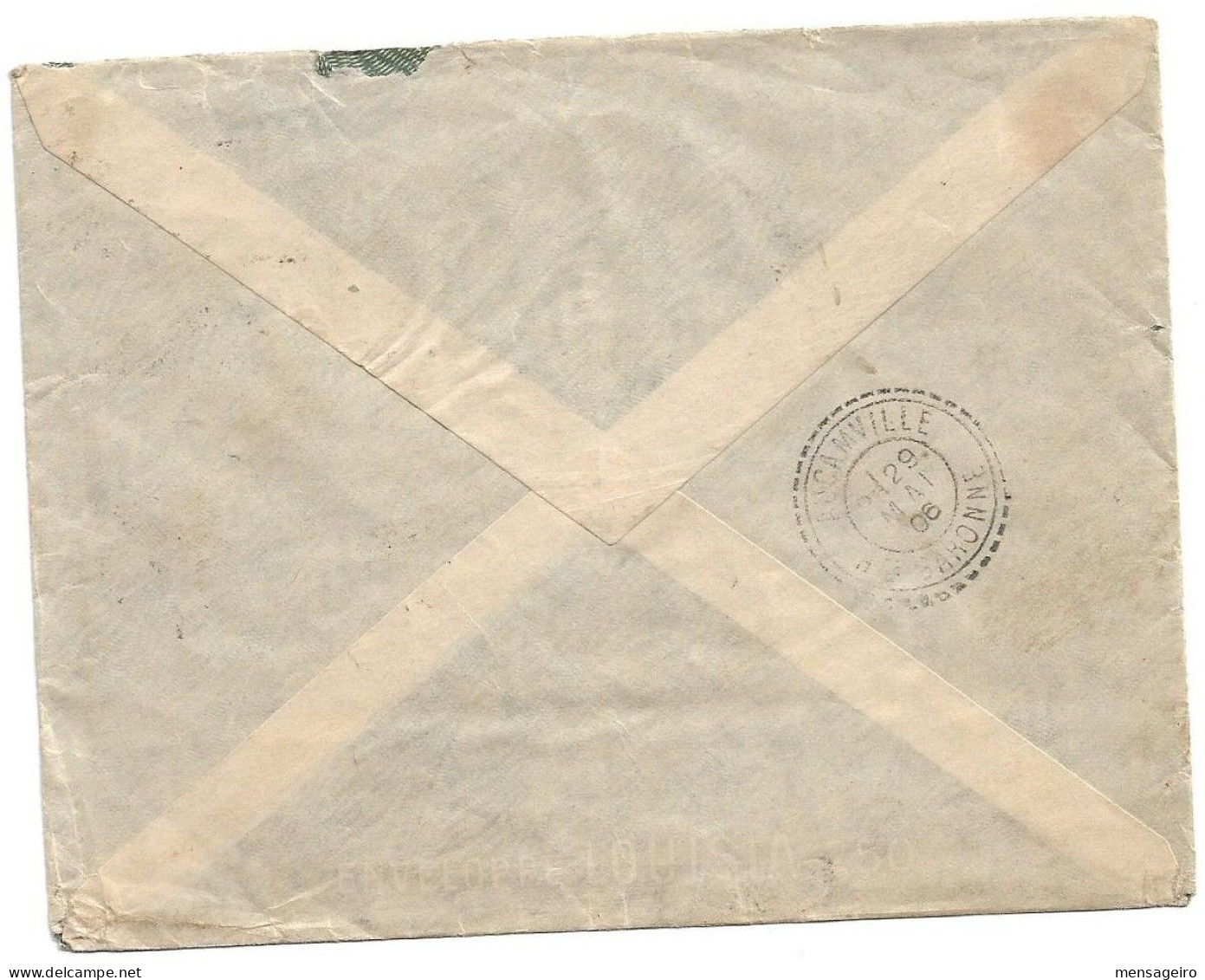 (C04) - COVER WITH 1P. STAMP CAIRE / STATION => FRANCE 1906 - 1866-1914 Khedivato De Egipto