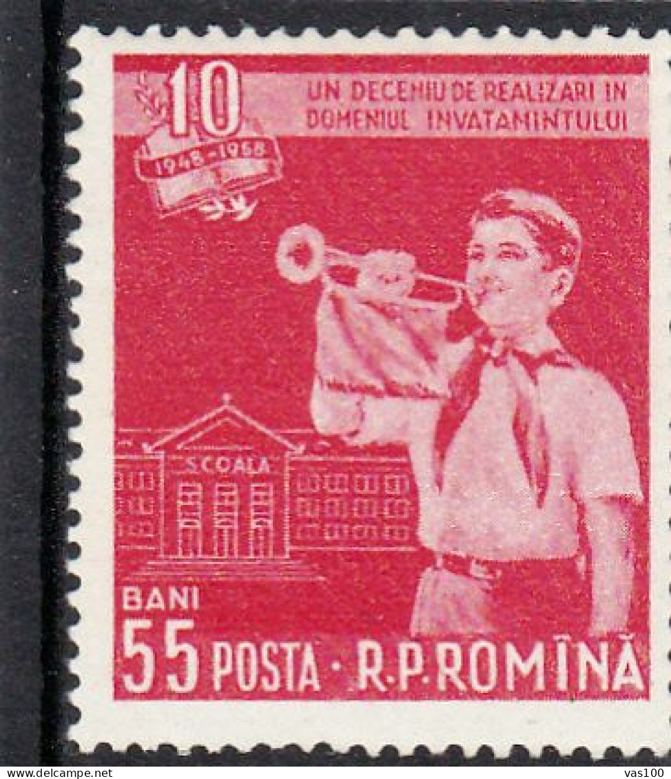 EDUCATION REFORM 1959 MI.Nr.1761 ,MNH ROMANIA - Ongebruikt