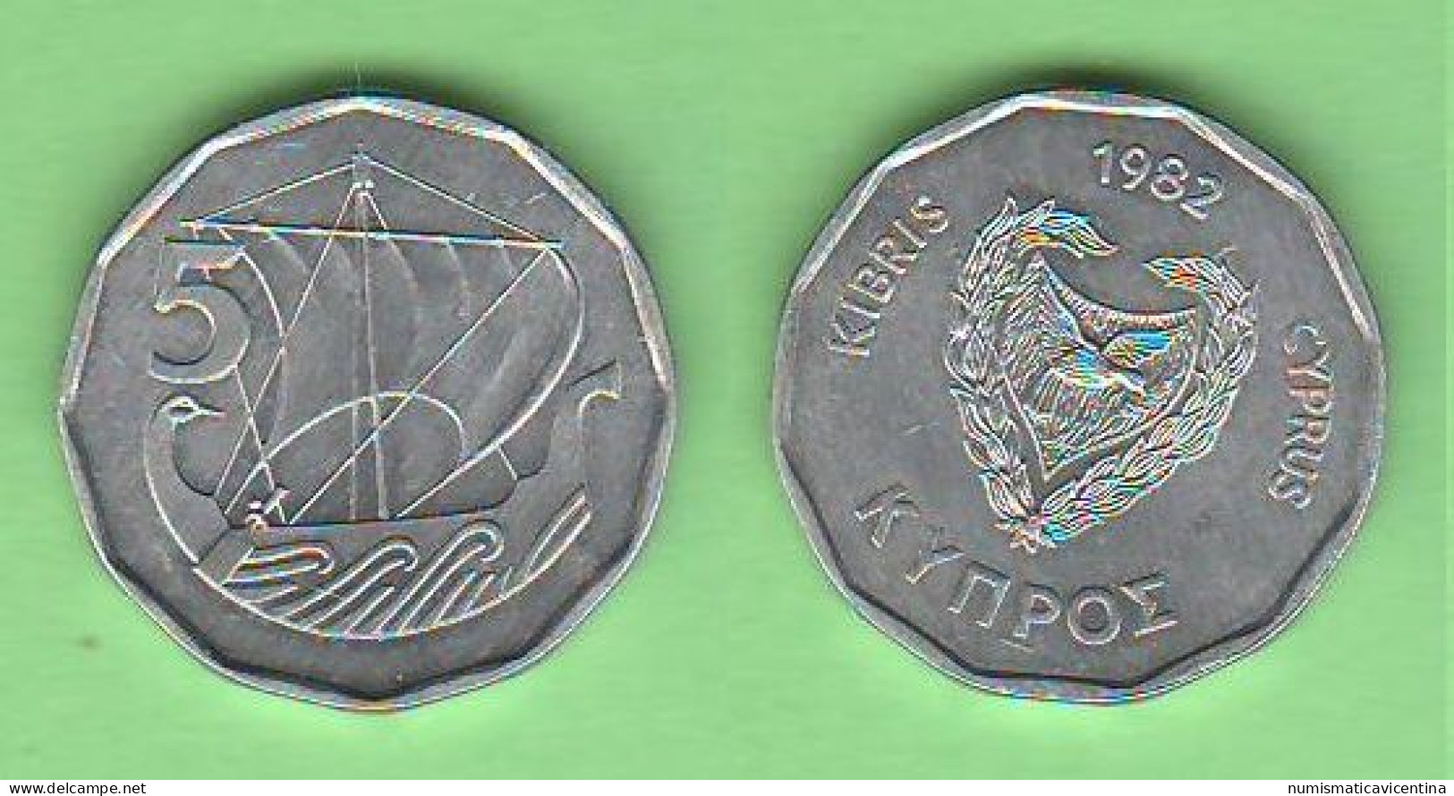 Cipro 5 Mils 1982 Cyprus Chipre Chypre - Chypre