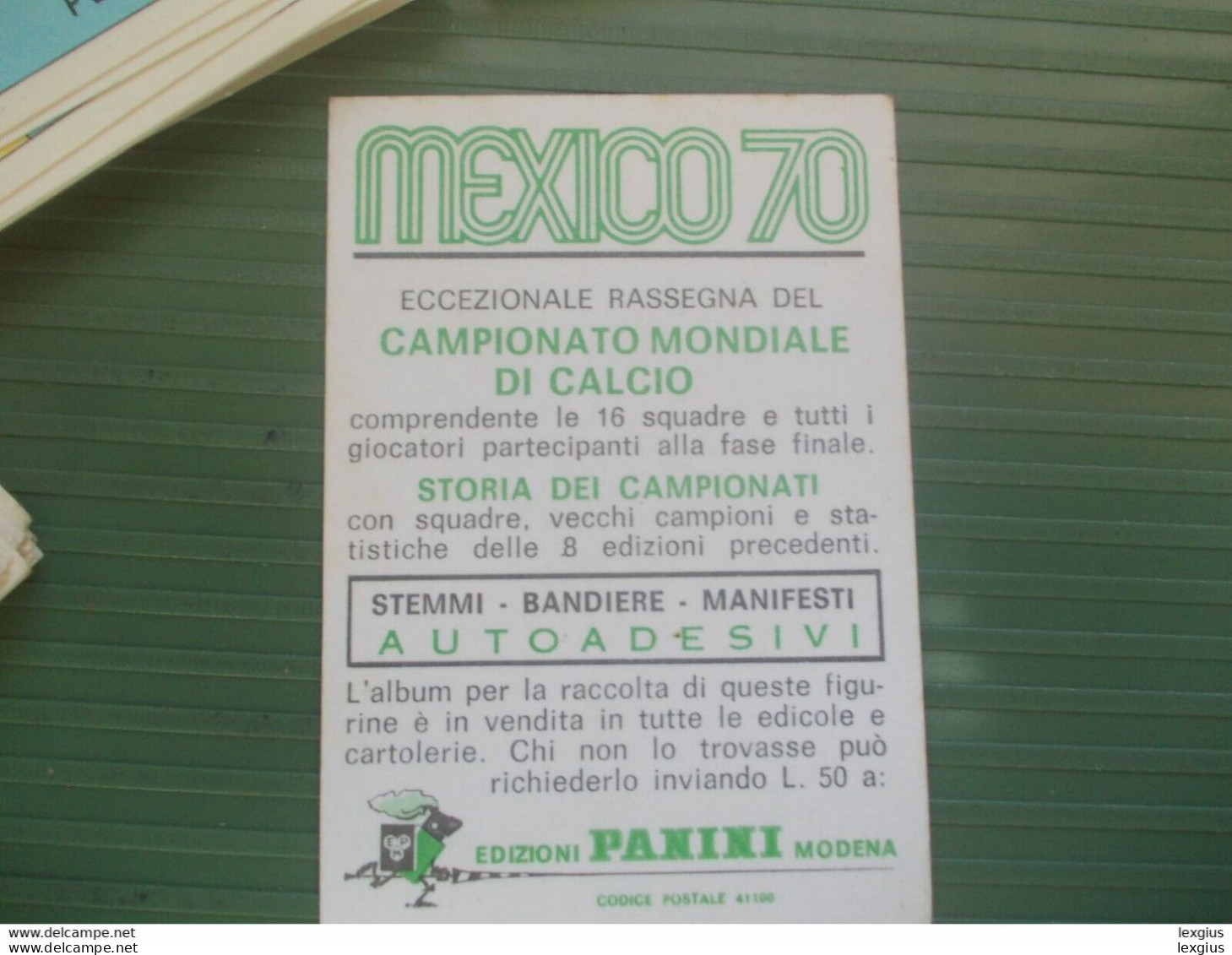 FIGURINA STICKER MEXICO 70 1970 PANINI MULLER EDICOLA MEGA RARE !!! - Edizione Italiana
