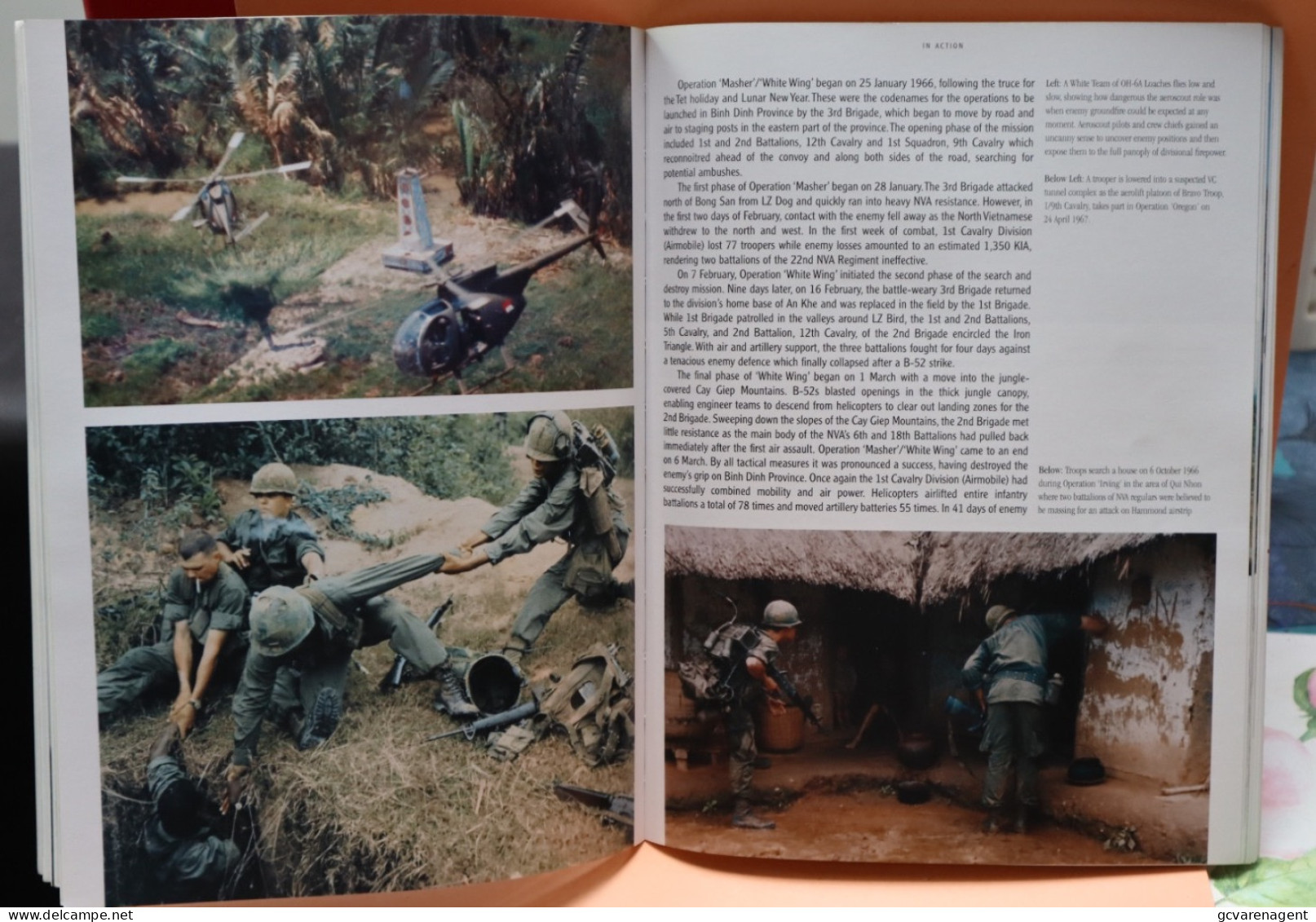 SPEARHEAD - 1st CAVALRY IN VIETNAM - THE FIRST TEAM - 96 PAGES AND BOOK IN GOOD CONDITION    ZIE  AFBEELDINGEN - Forces Armées Américaines