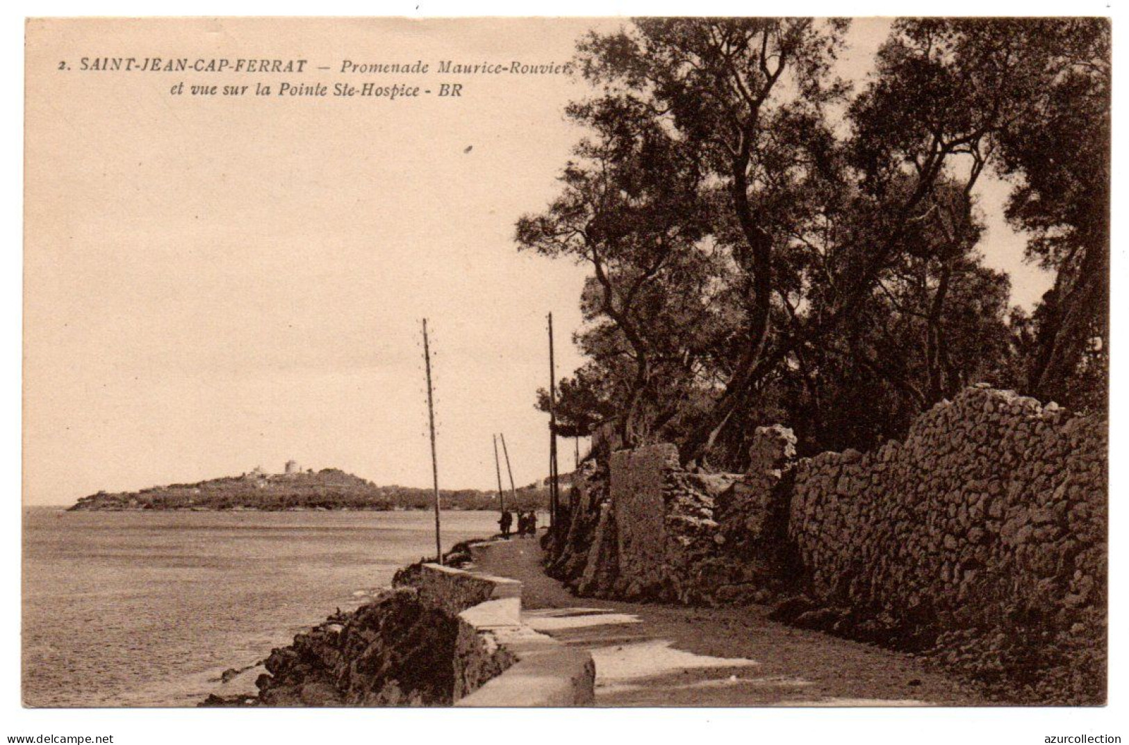 Promenade Maurice-Rouvier Et Vue Sur La Pointe Sainte-Hospice - Saint-Jean-Cap-Ferrat