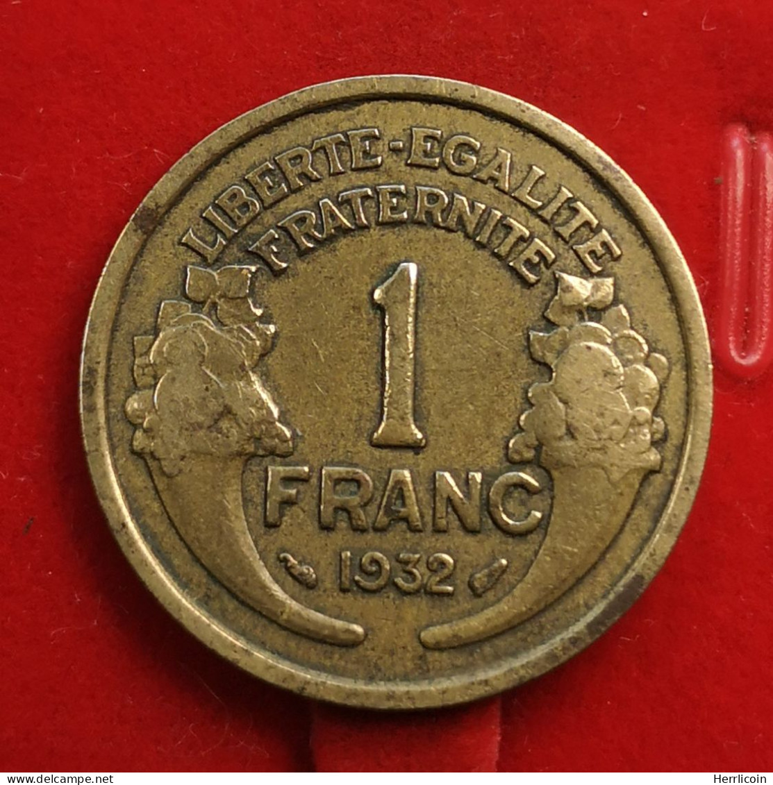 Monnaie France - 1932  - 1 Franc Morlon Cupro-aluminium - 1 Franc
