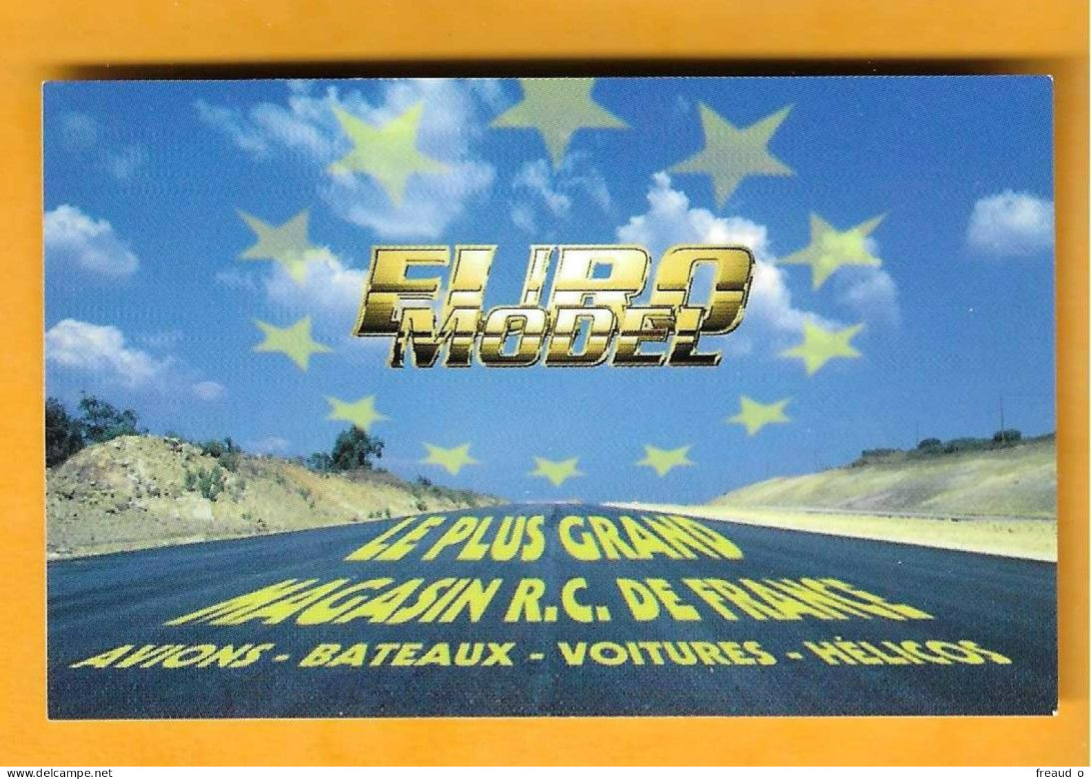 Carte De Visite EURO MODEL - 75012 PARIS - - Other & Unclassified