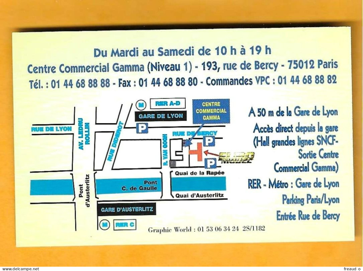 Carte De Visite EURO MODEL - 75012 PARIS - - Andere & Zonder Classificatie