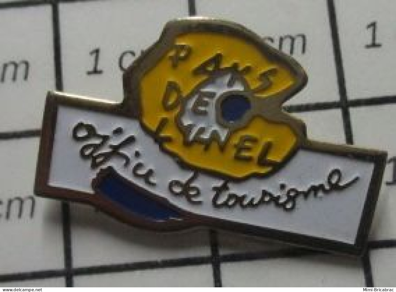 710F Pin's Pins / Beau Et Rare / VILLES / PAYS DE LUNEL OFFICE DE TOURISME - Cities