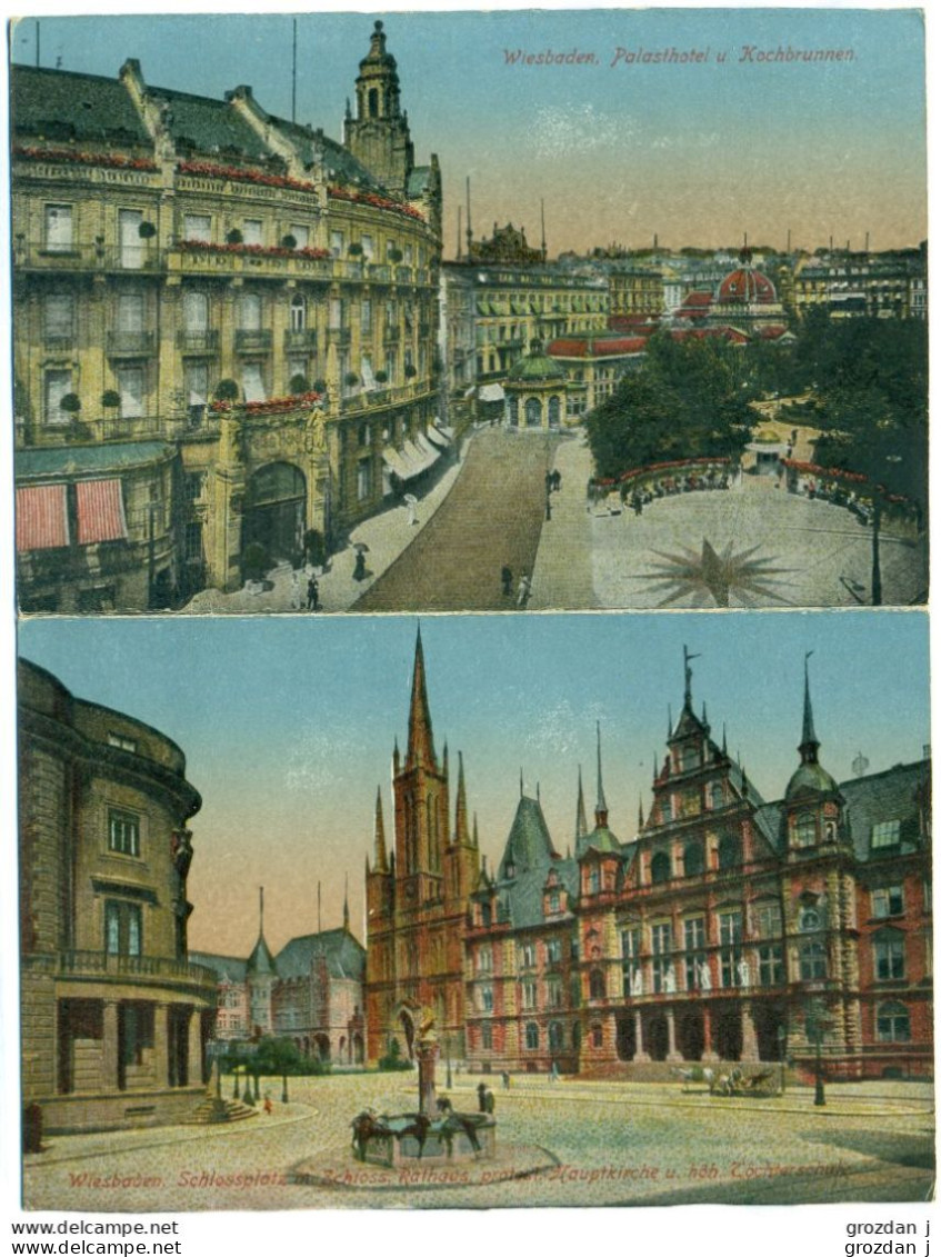 SPRING-CLEANING LOT (44 POSTCARDS), Wiesbaden, Germany