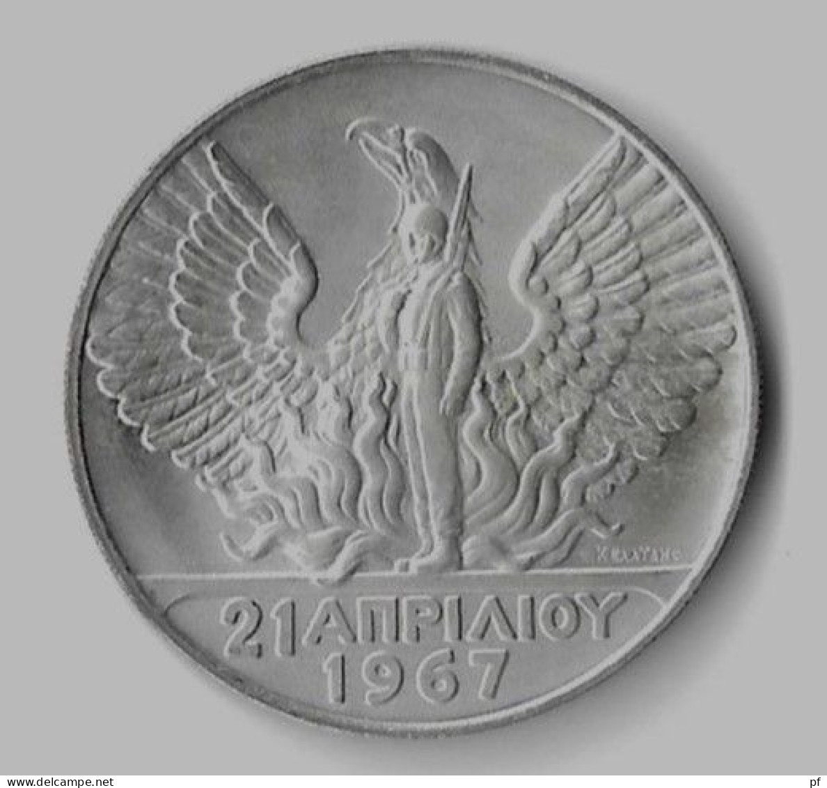 100 Drachmai 1967 (Ag)  UNC / FDC - Grecia