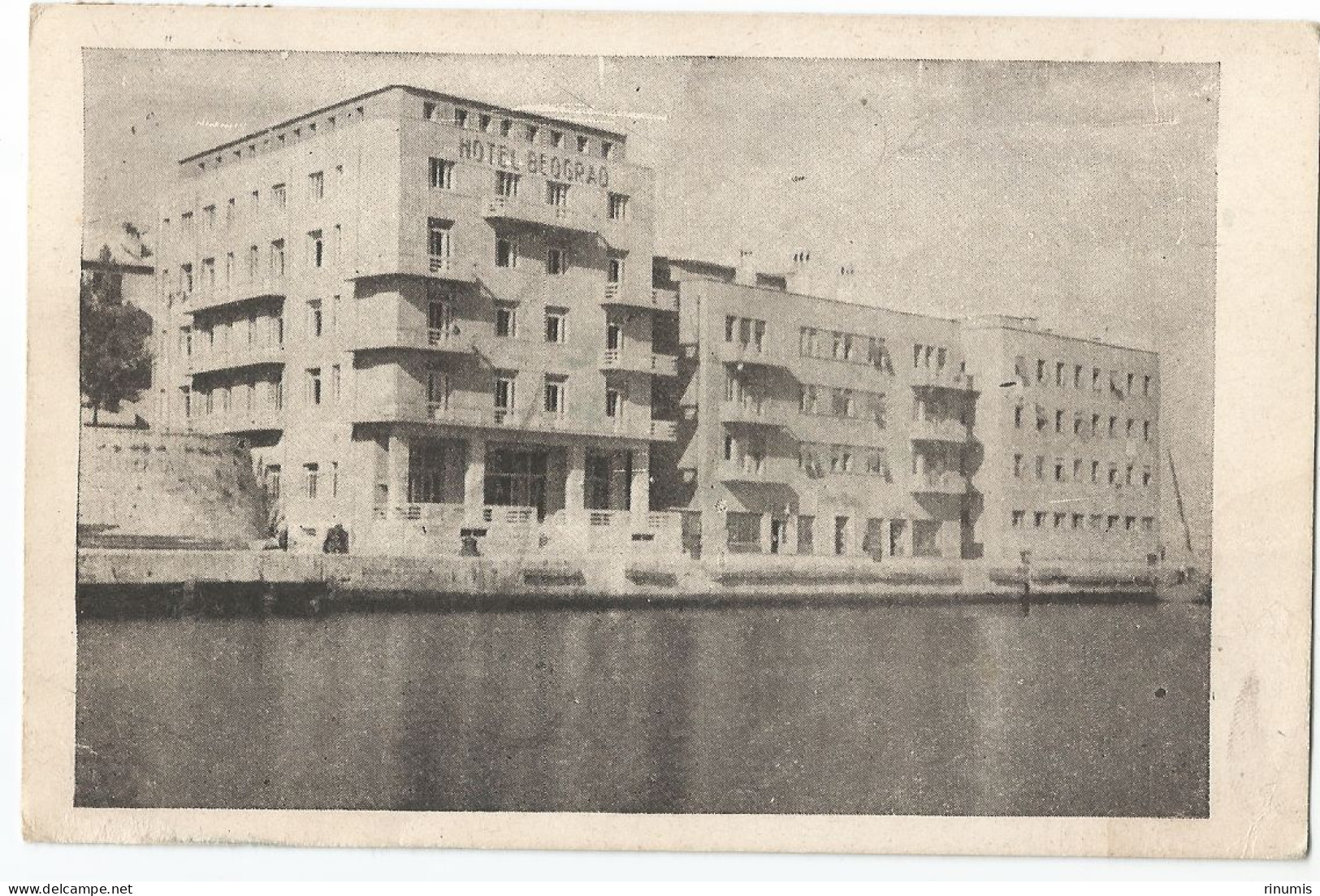 Zadar 1947 Hotel Beograd Used - Croacia