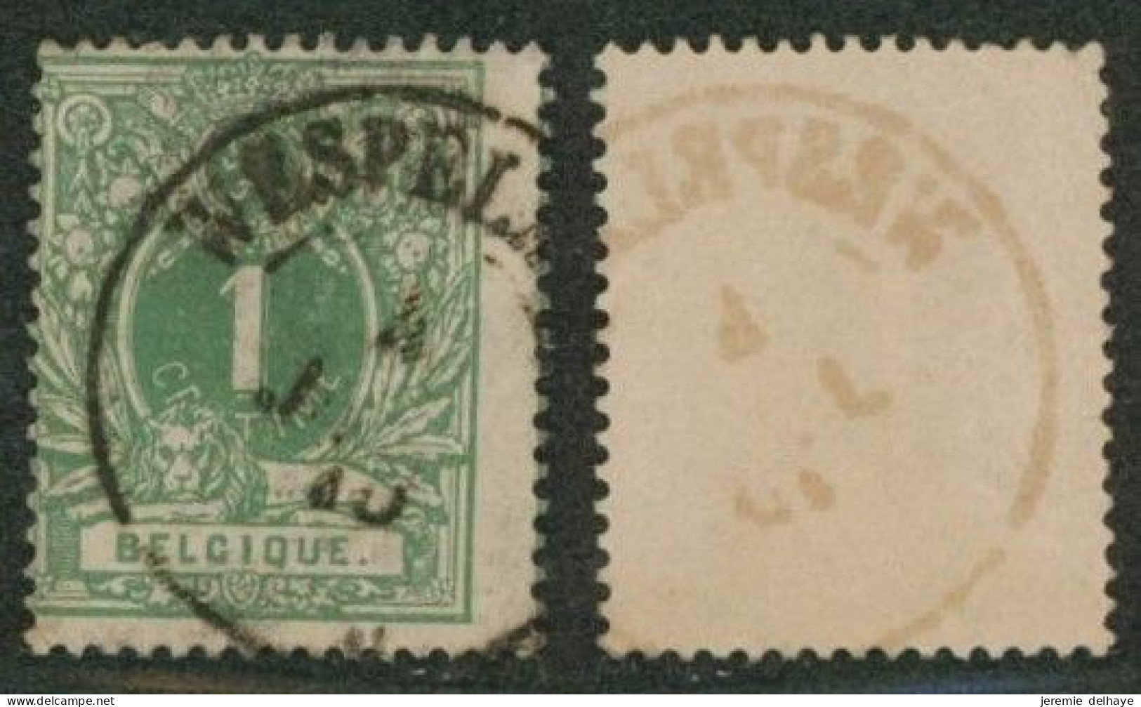 émission 1869 - N°26 Obl Double Cercle "Wespelaer" Partielle / COBA : 15 // (AD) - 1869-1883 Leopold II
