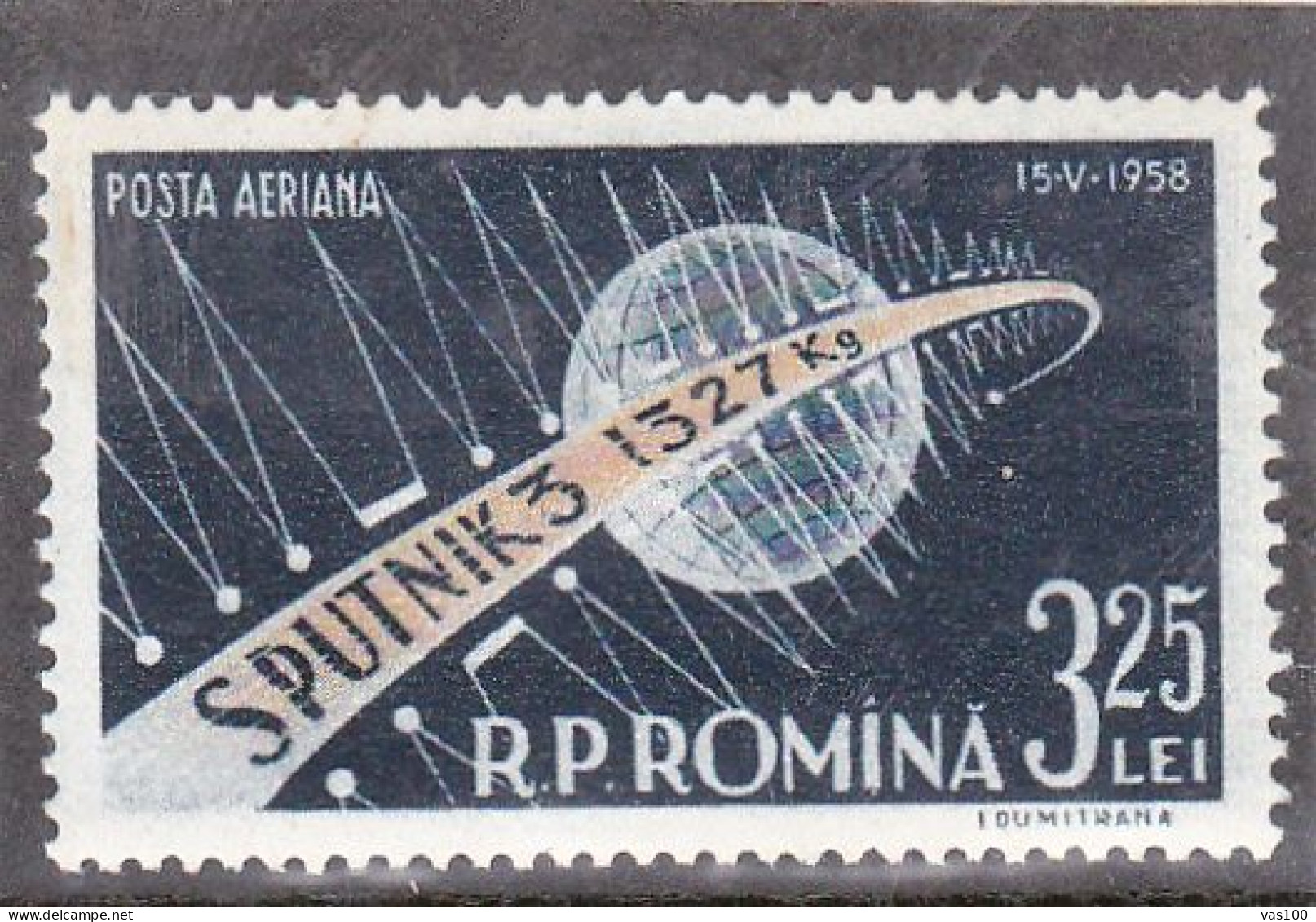 SPACE SPUTNIK  III, 1958 MI.Nr.1733 ,MNH ROMANIA - Unused Stamps