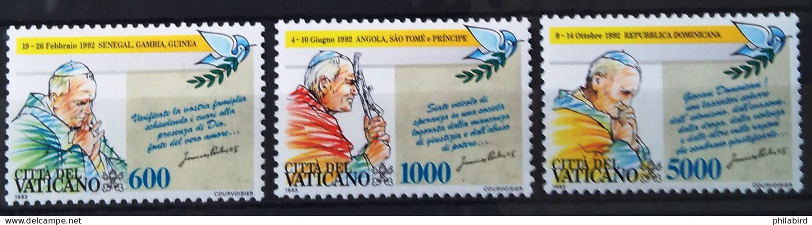 VATICAN                          N° 963/965                        NEUF** - Unused Stamps