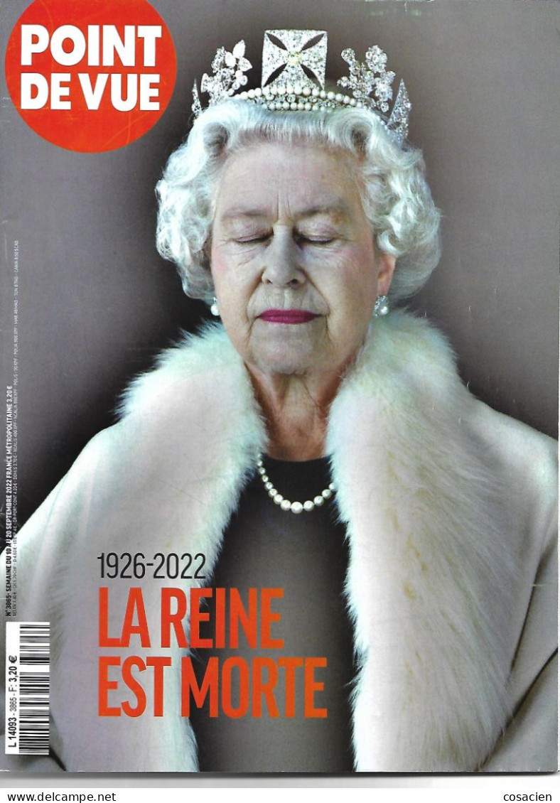 Lot De 3 Point De Vue La Reine Est Morte, Elisabeth II L'Adieu, Vive Le Roi Charles III Grande Bretagne, Angleterre - History