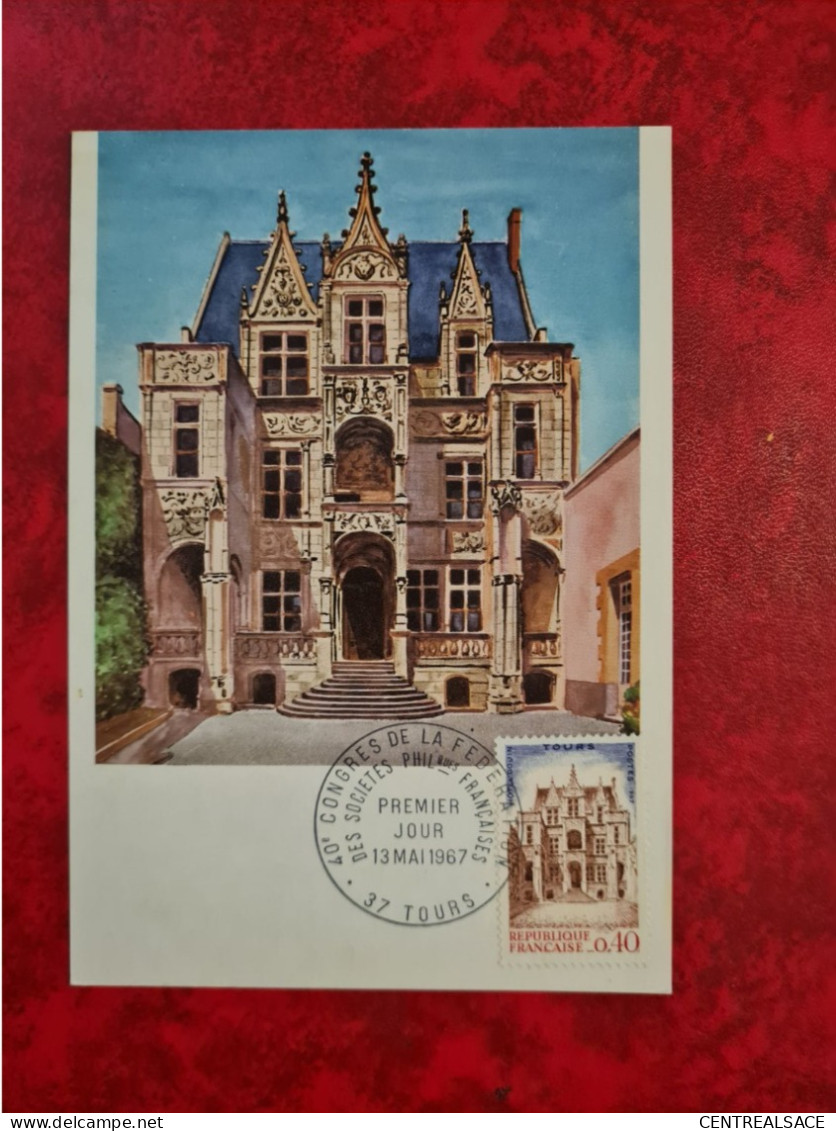 FDC 1967 MAXI TOURS HOTEL GOUIN CONGRES FFAP - Non Classés