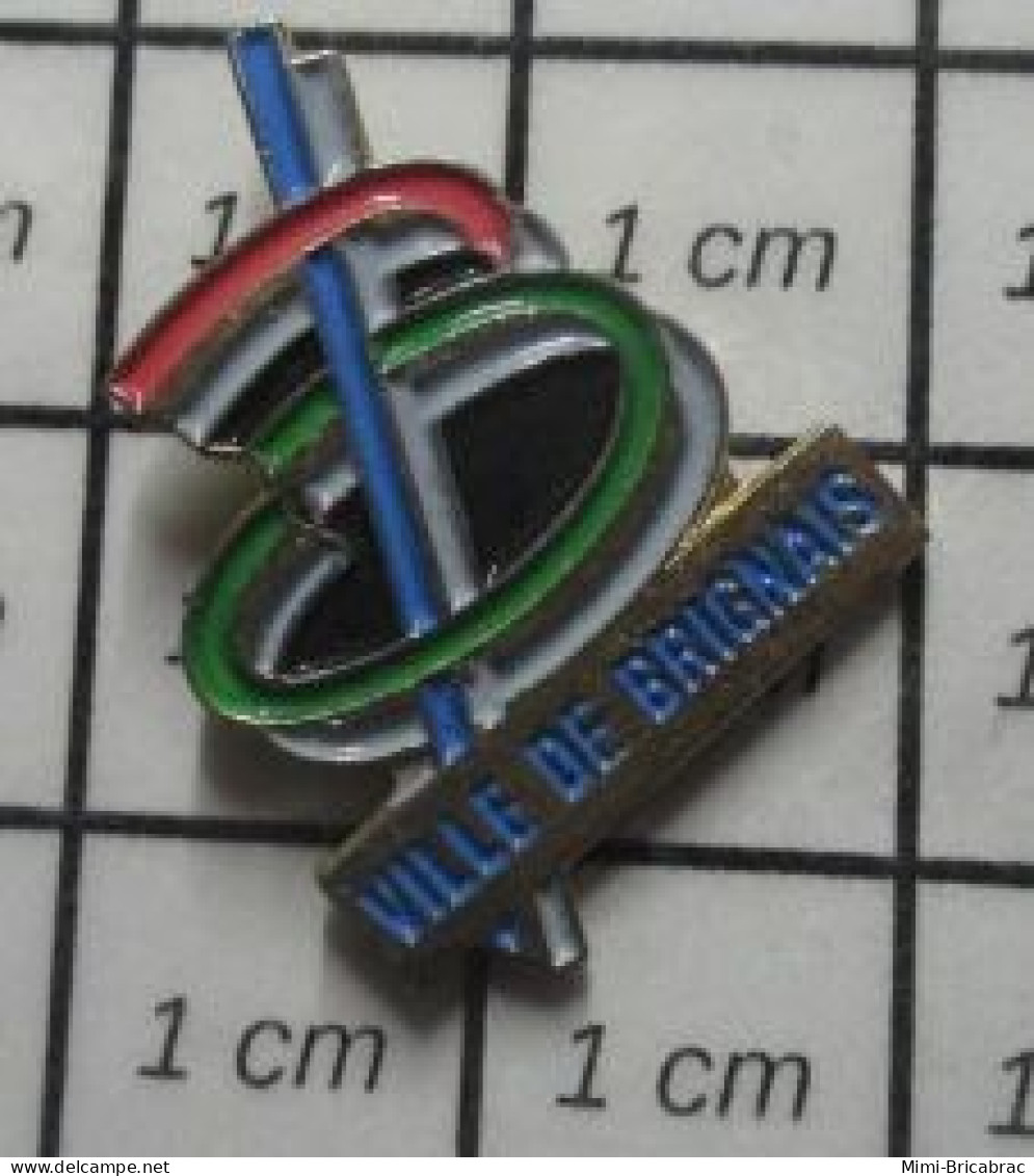 713J Pin's Pins / Beau Et Rare / VILLES / VILLE DE BRIGNAIS - Cities