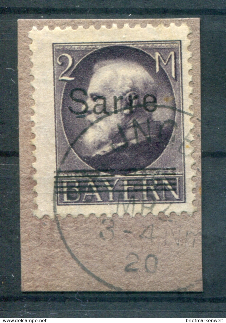 Saar 28 Herrlich Auf Gest. Luxusbriefstück BPP 170EUR (L4600 - Storia Postale