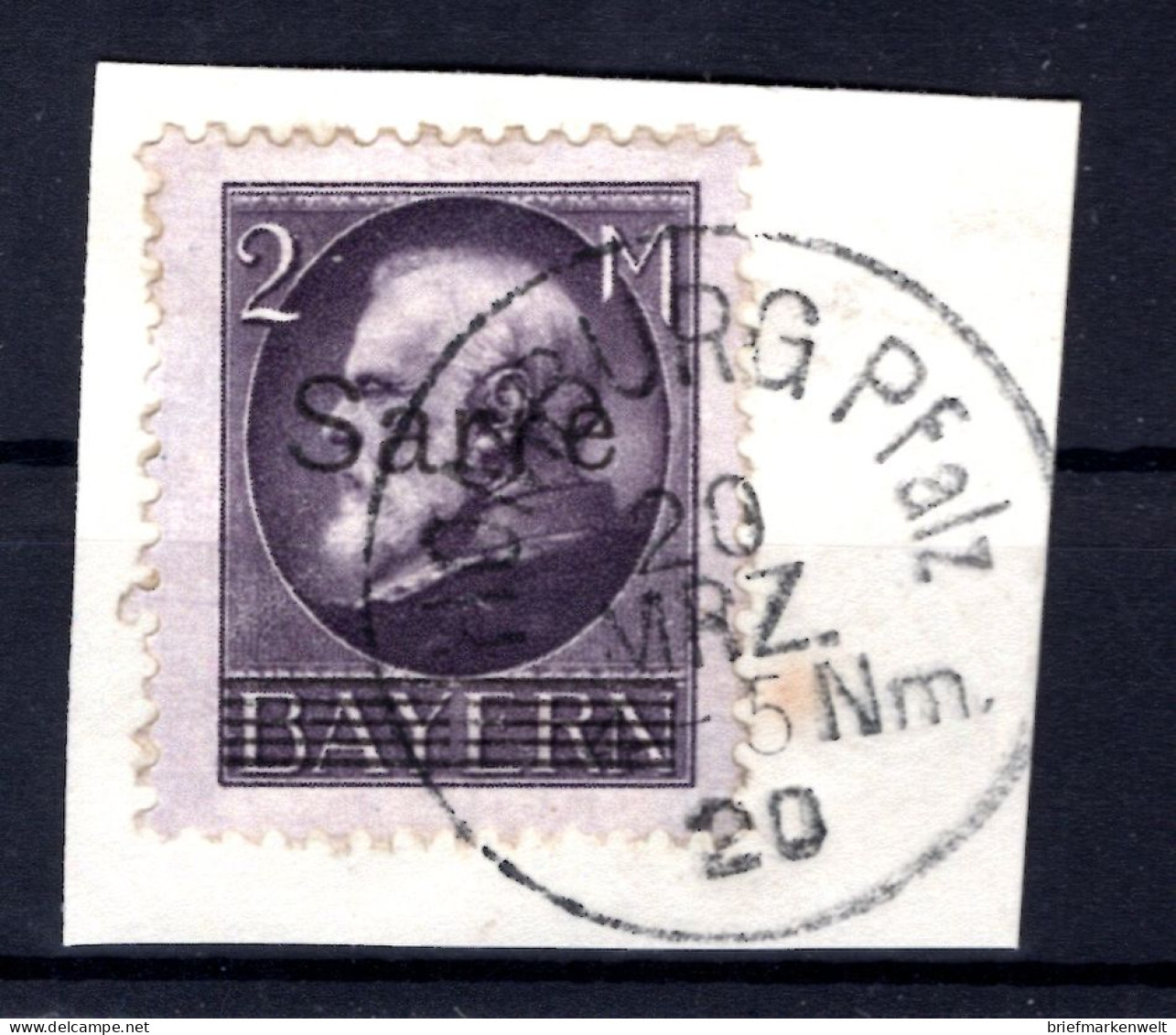 Saar 28 Herrlich Auf Gest. Luxusbriefstück 170EUR (L6932 - Storia Postale