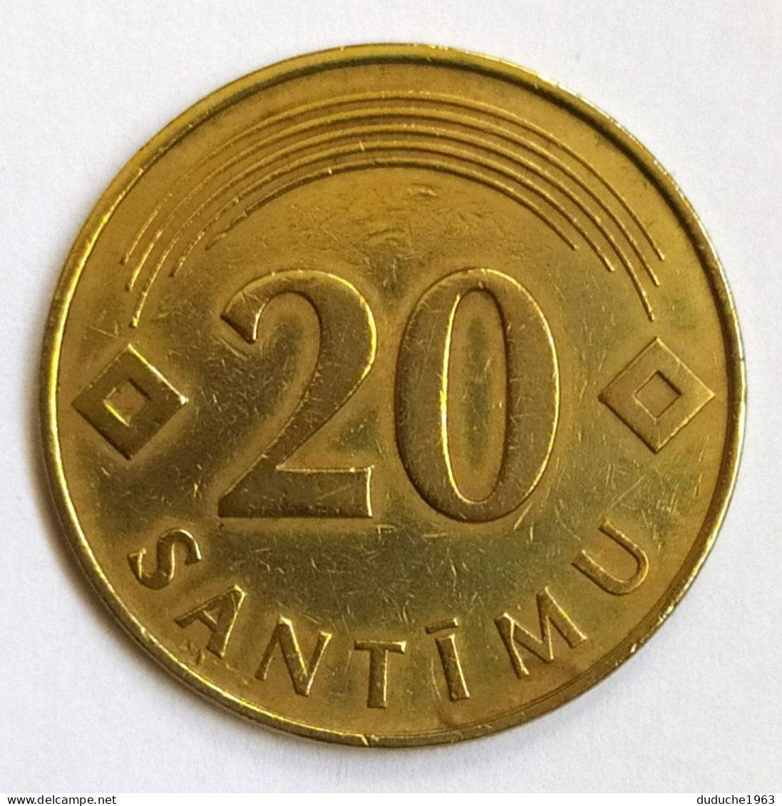 Lettonie - 20 Santimu 1992 - Lettland