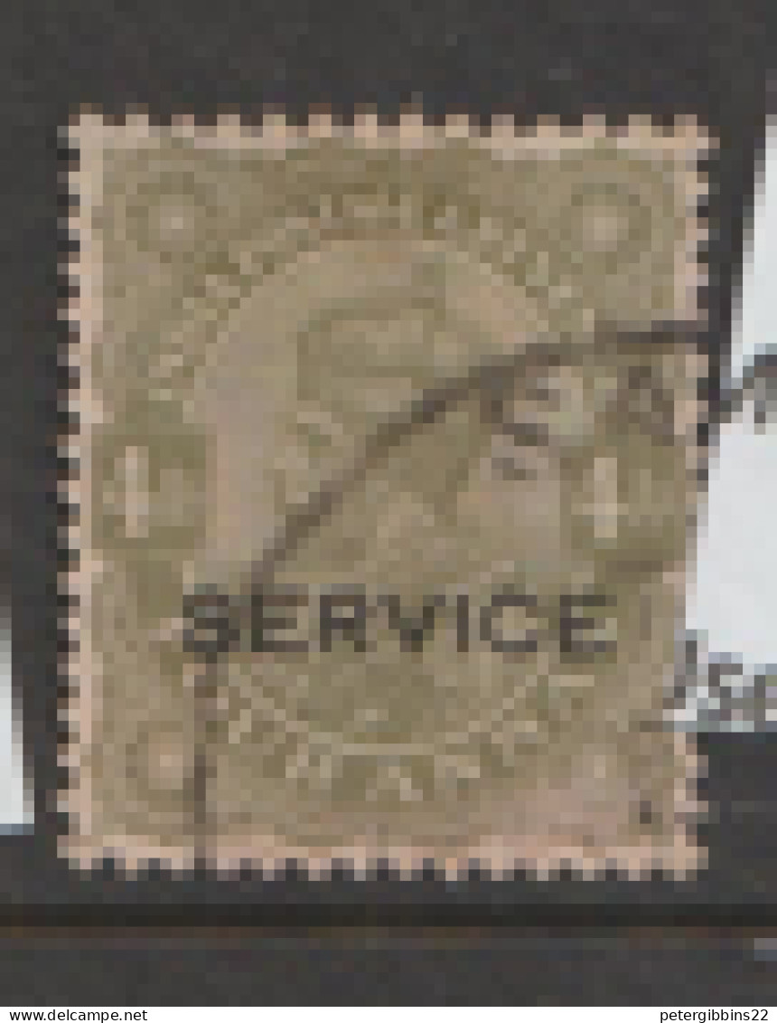 India  Service  1926  SG 0113  4a  Fine Used - 1911-35 Roi Georges V