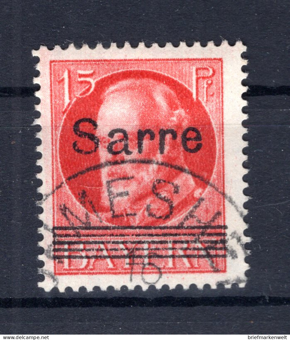 Saar 20c FARBE Gest. BPP 30EUR (76794 - Oblitérés