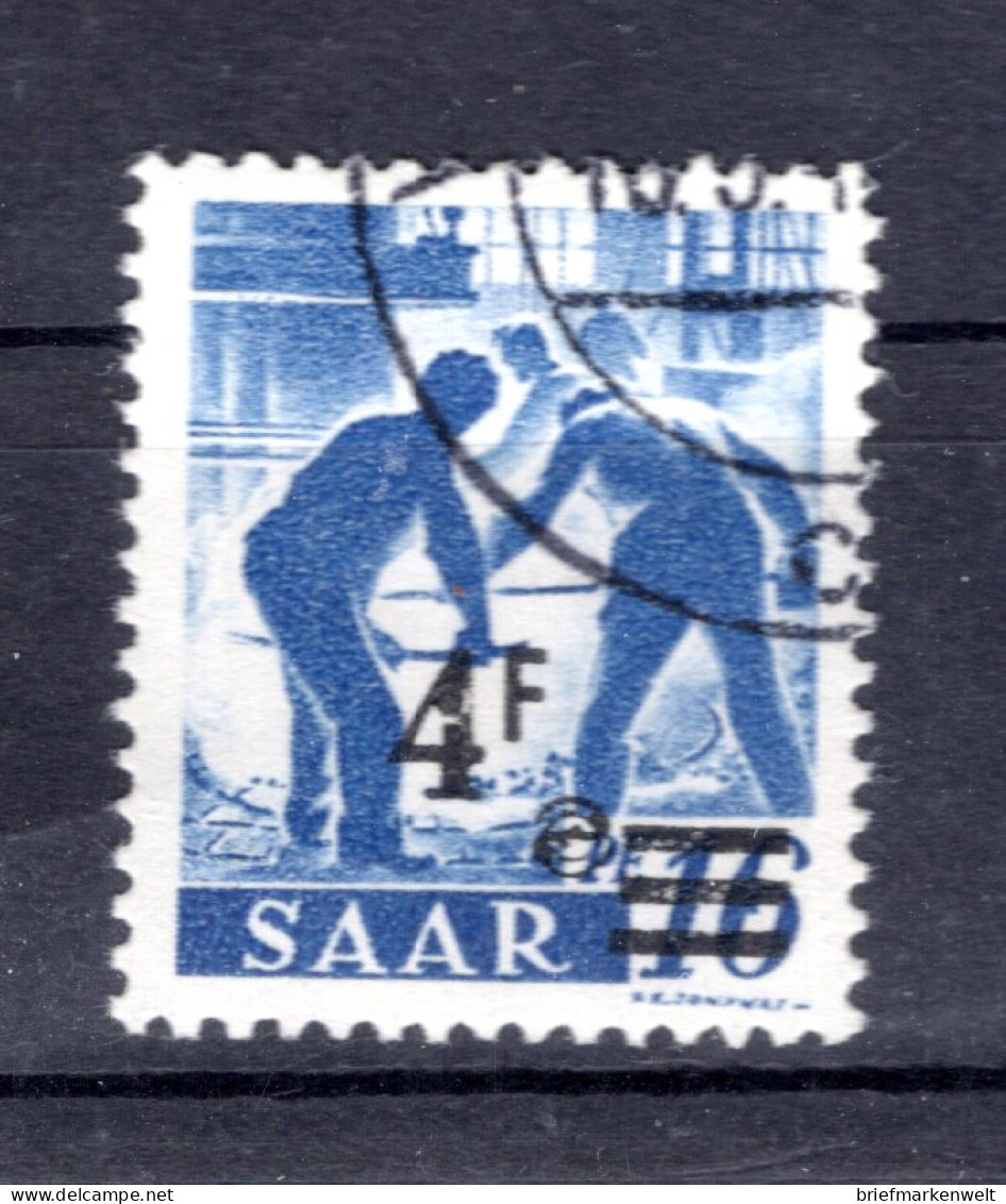 Saar 231II/PFIV ABART Gest. BPP 50EUR (K8400 - Oblitérés