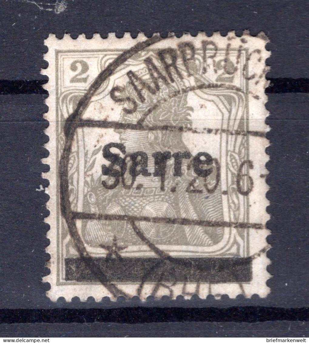 Saar 1I Tadellos Gest. BPP 6EUR (80173 - Oblitérés