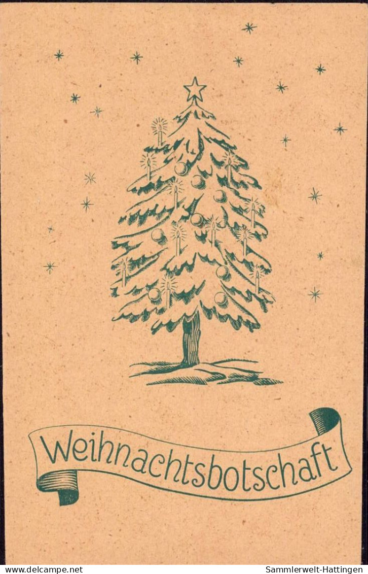 603980 | Seltene Weihnachtskarte Aus Dem Kriegsgefangenenlager POW  | Toulon;Var (F 83000 Frankreich), -, - - Kriegsgefangenenpost