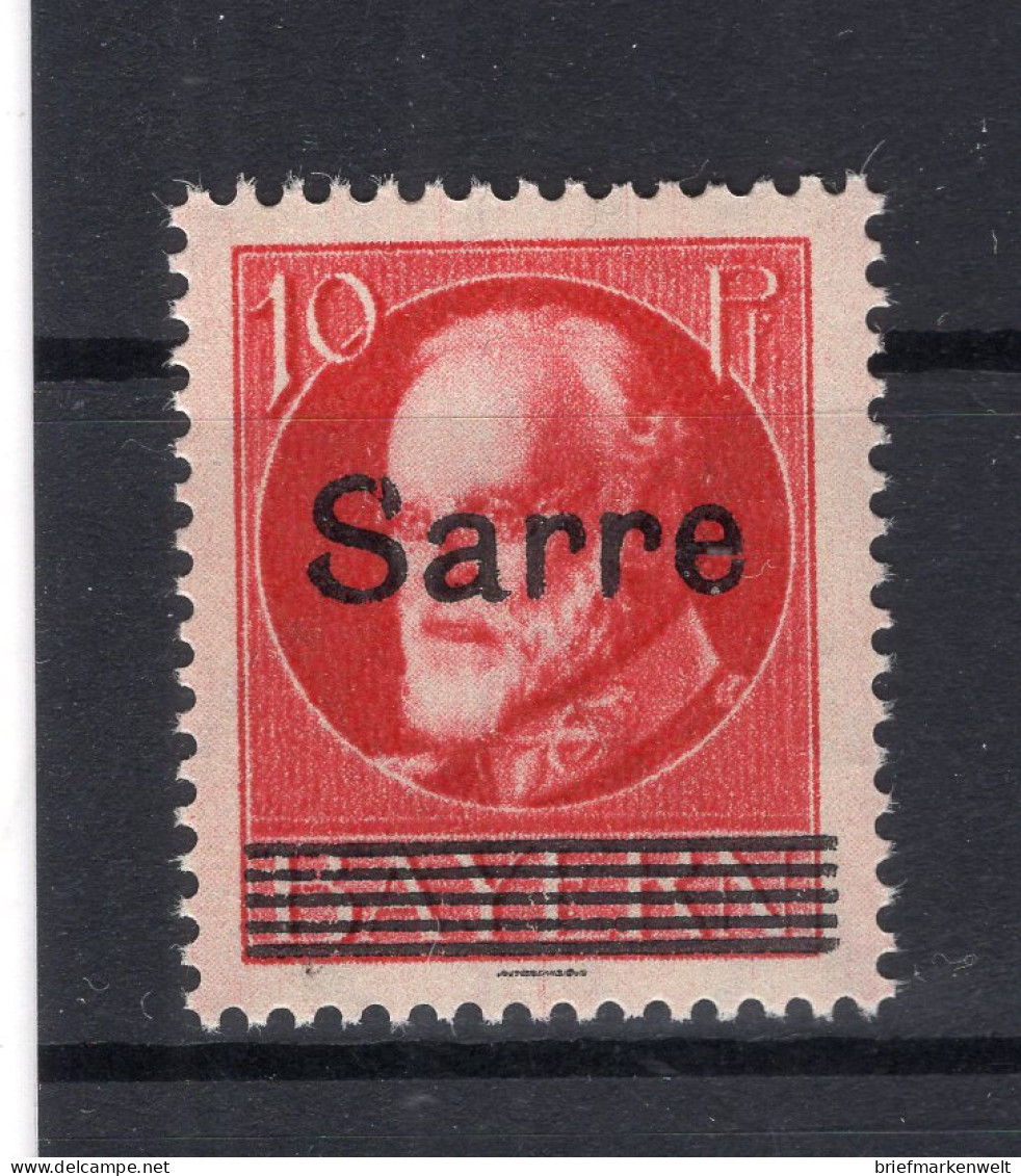 Saar 19 PFL ABART** MNH POSTFRISCH BPP (75910 - Ungebraucht