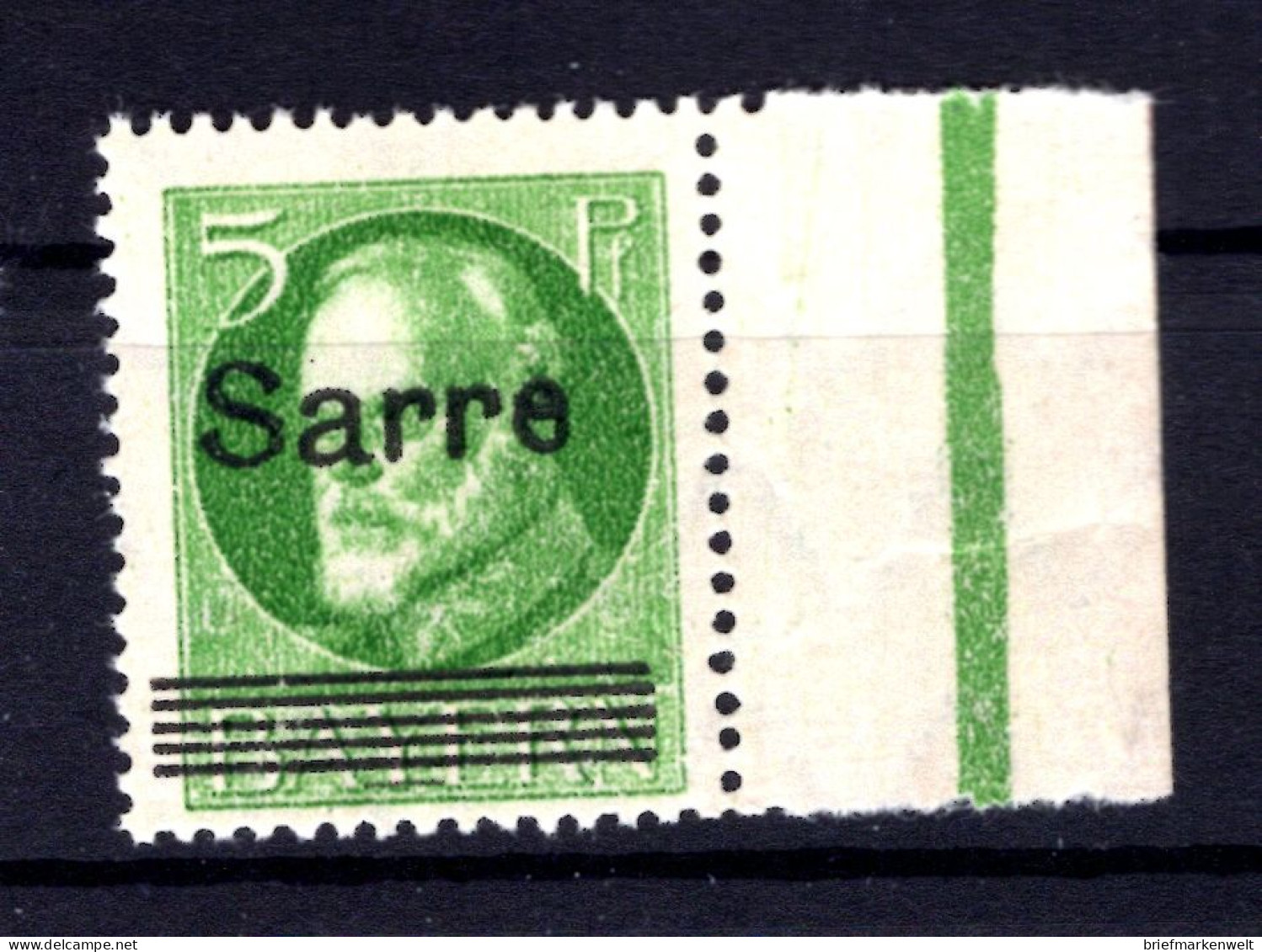 Saar 18PFH ABART ** MNH POSTFRISCH BPP (T1468 - Ungebraucht