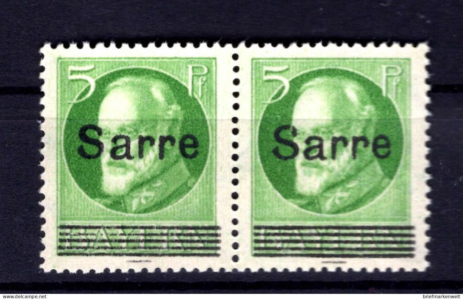 Saar 18L ABART ** MNH POSTFRISCH BPP (T1483 - Ungebraucht