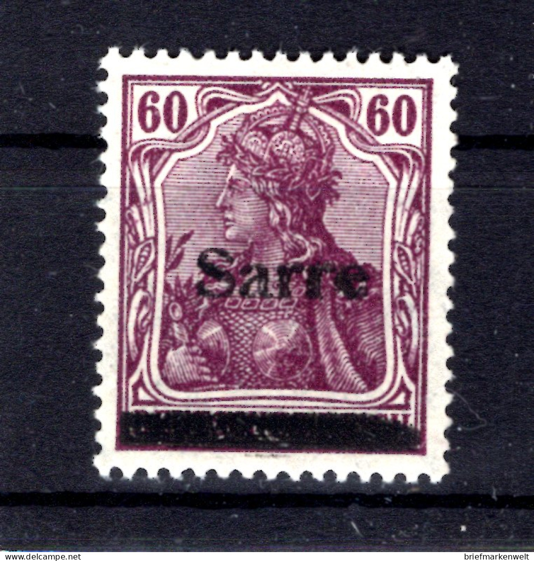 SAAR 14bIIIV ABART ** MNH POSTFRISCH BPP (T1944 - Ungebraucht