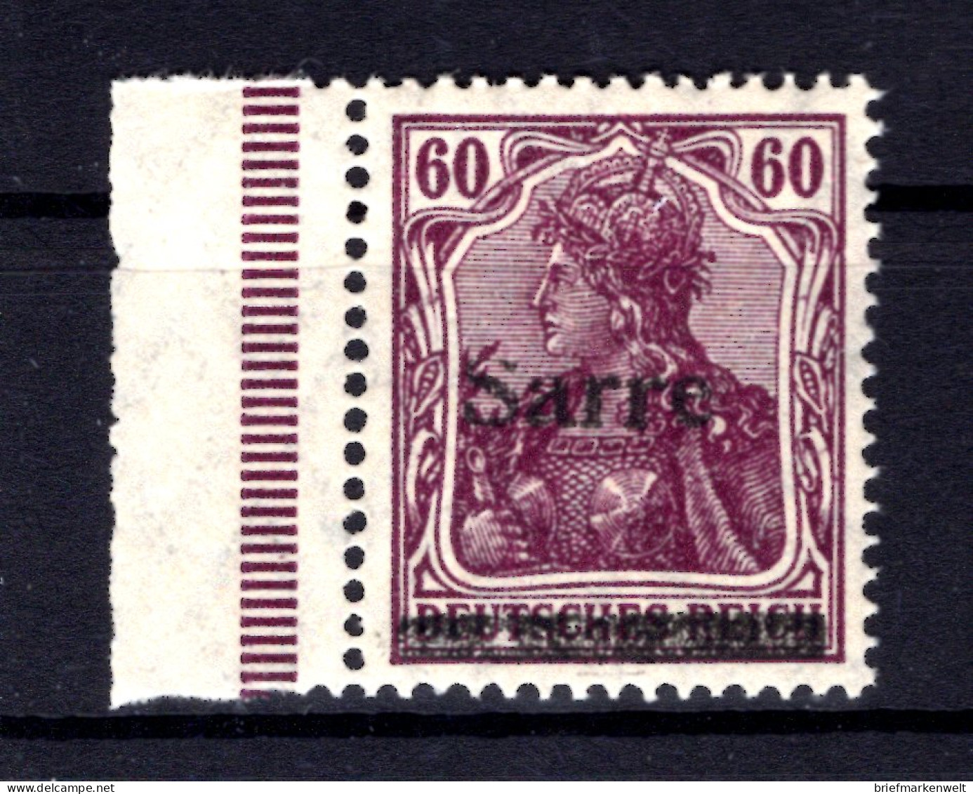 Saar 14bIIIY ABART ** MNH POSTFRISCH BPP (T1425 - Nuovi