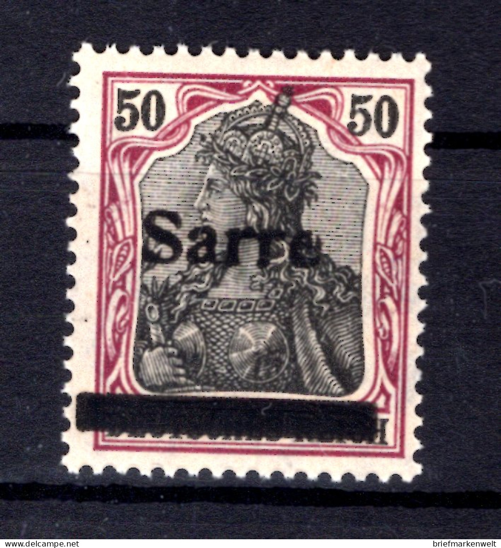 Saar 13yQI ABART ** MNH POSTFRISCH BPP (T1571 - Nuovi