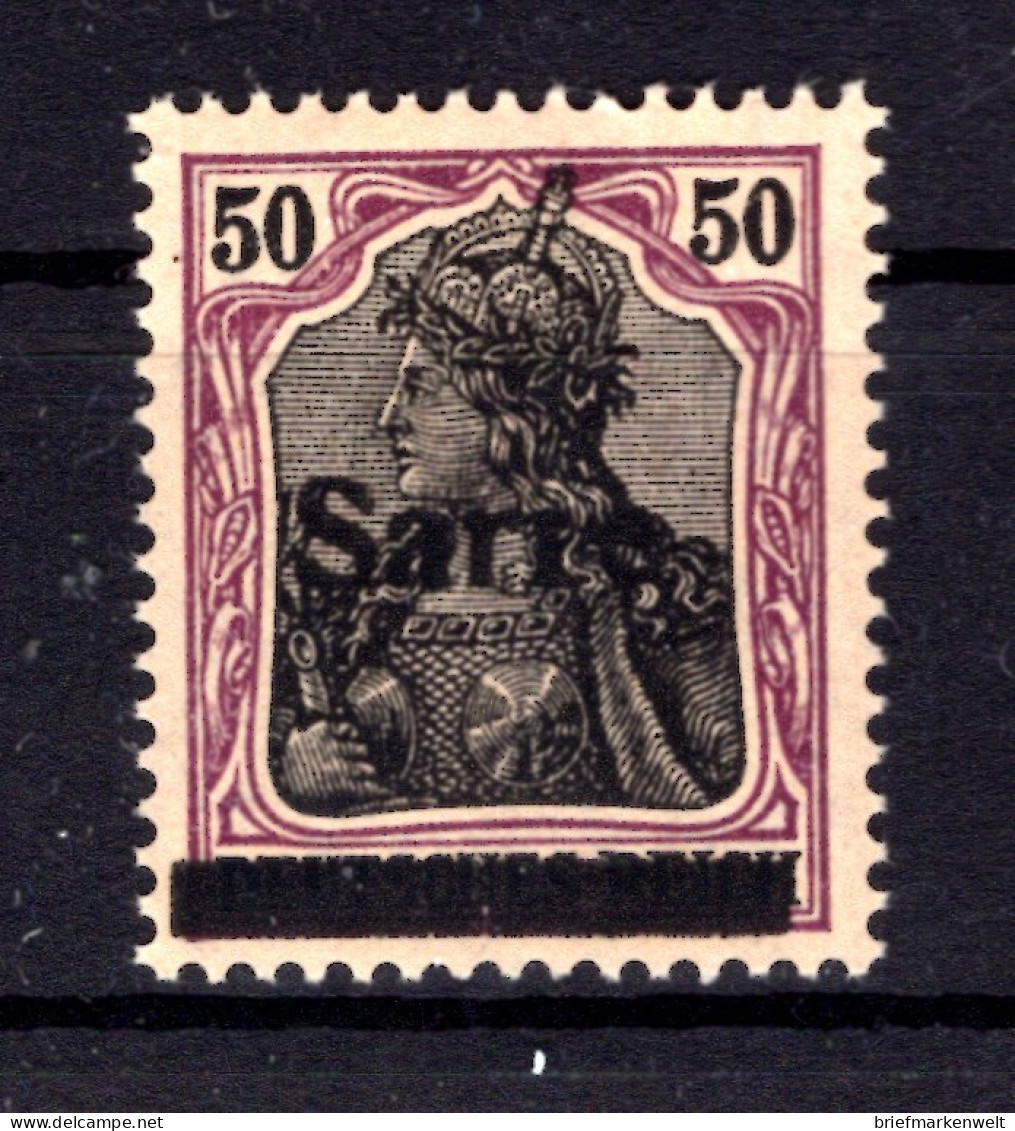 Saar 13xbA ABART ** MNH POSTFRISCH BPP (T1568 - Nuovi