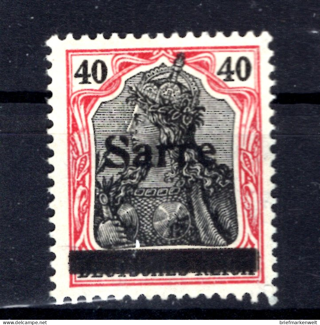 Saar 12bM ABART ** MNH POSTFRISCH BPP (T1545 - Ungebraucht