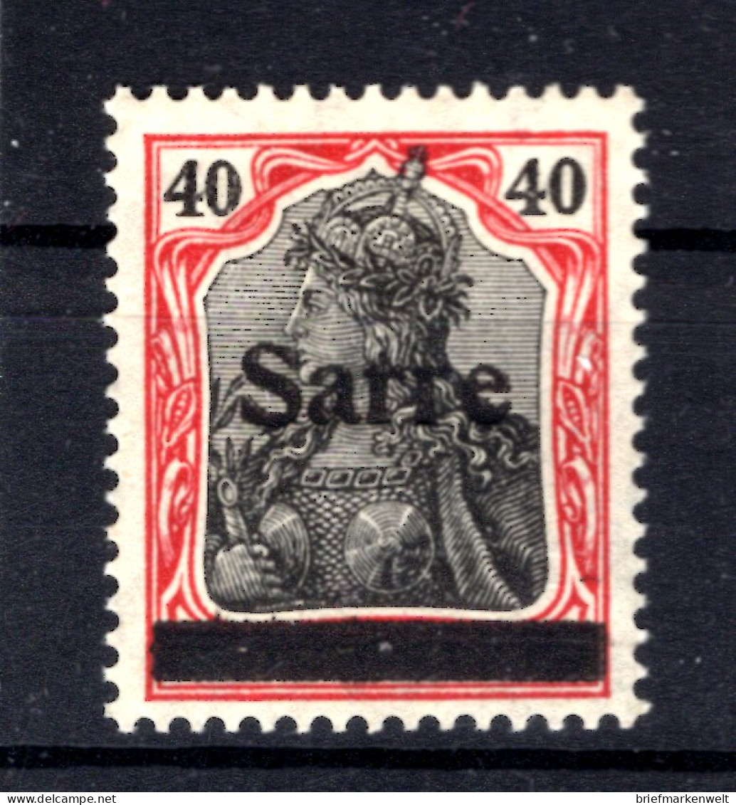 Saar 12bB ABART ** MNH POSTFRISCH BPP (T1538 - Neufs