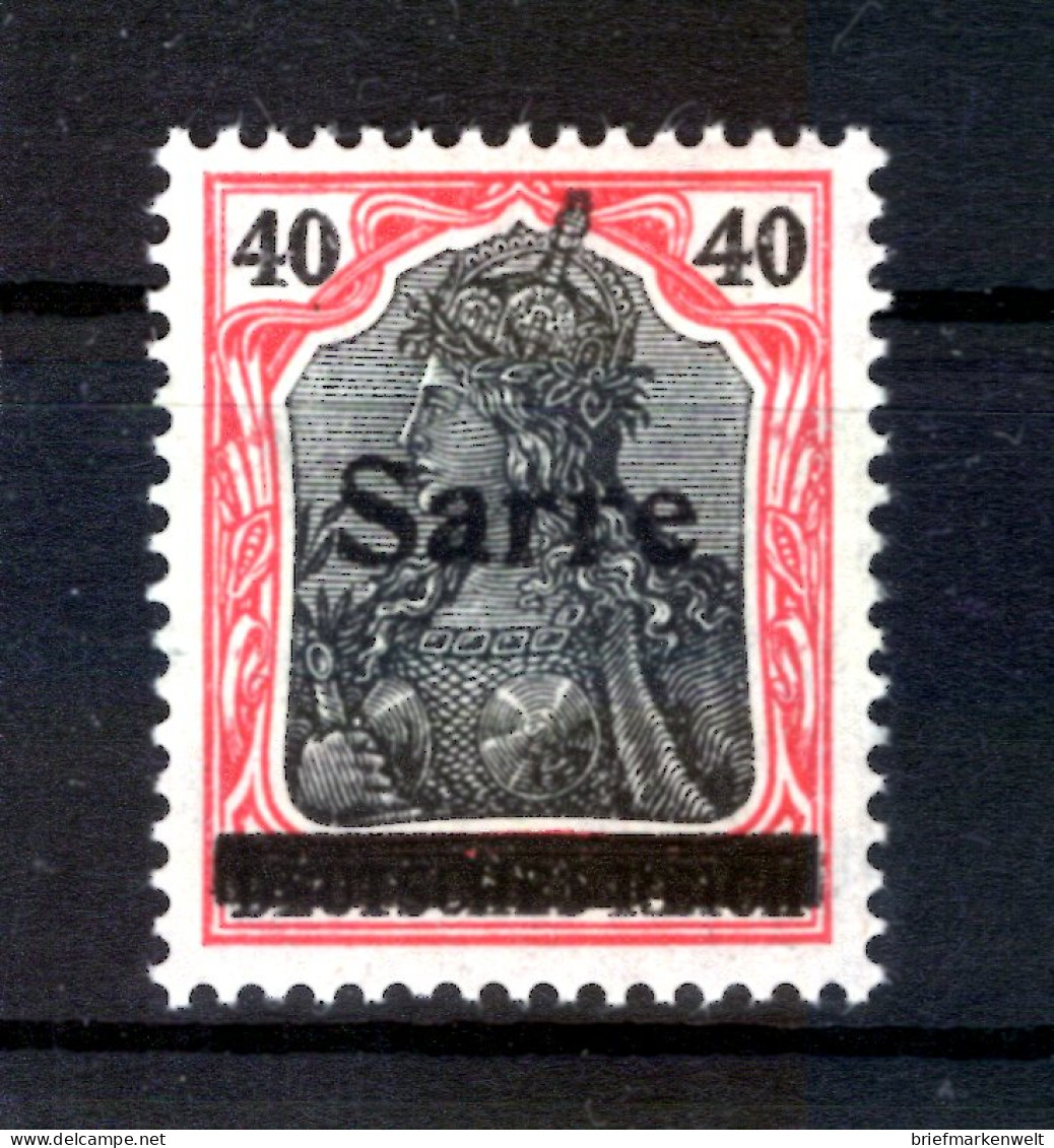 Saar 12aJ ABART ** MNH POSTFRISCH BPP (T1557 - Nuevos