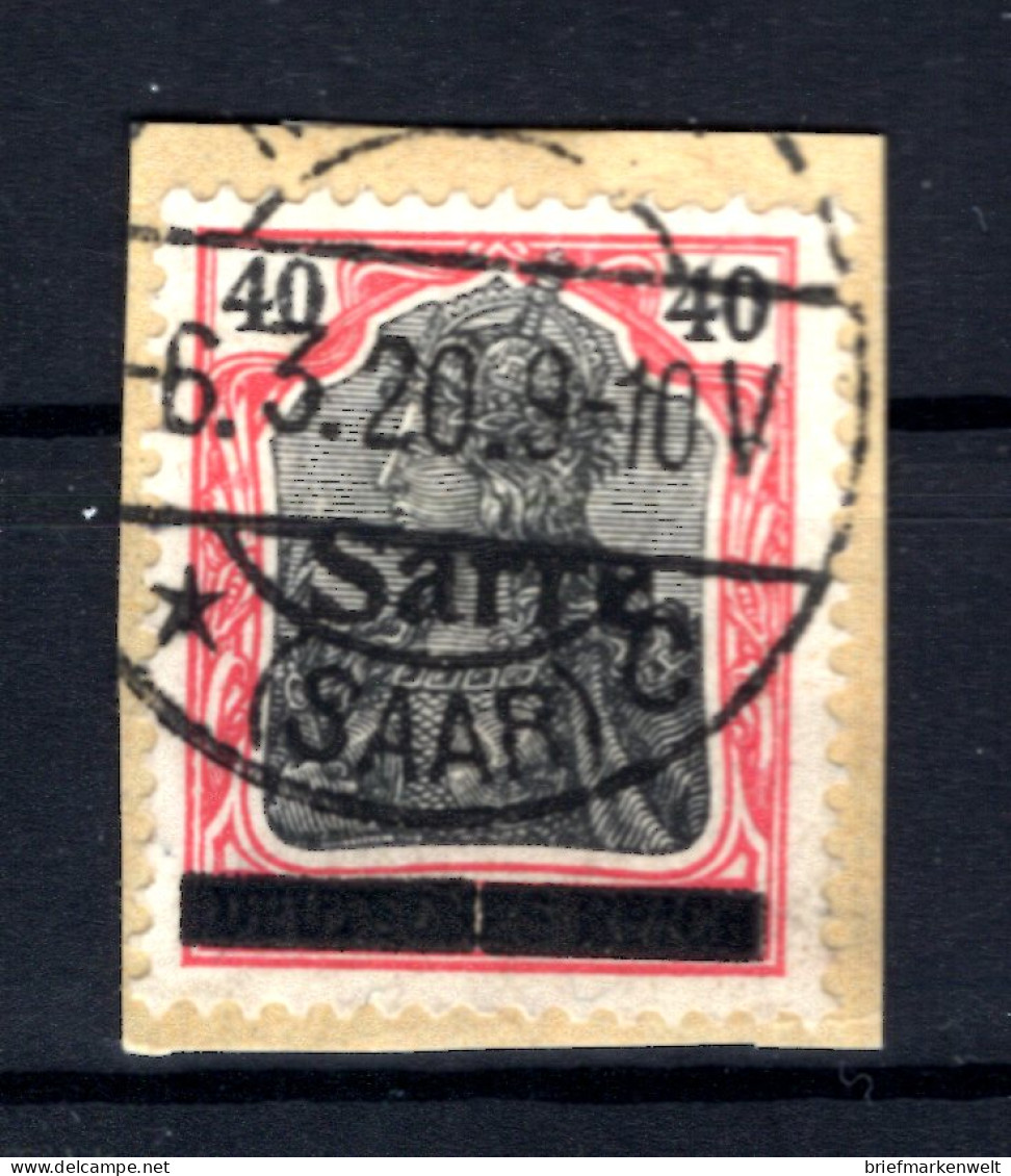 Saar 12aA ABART ** MNH POSTFRISCH BPP (T1553 - Nuovi