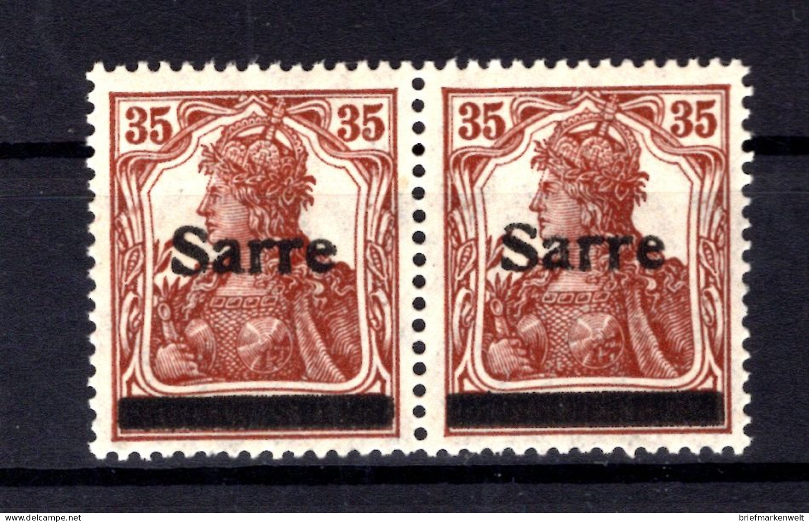 SAAR 11I PFQI ABART ** MNH POSTFRISCH BPP (T1957 - Ungebraucht