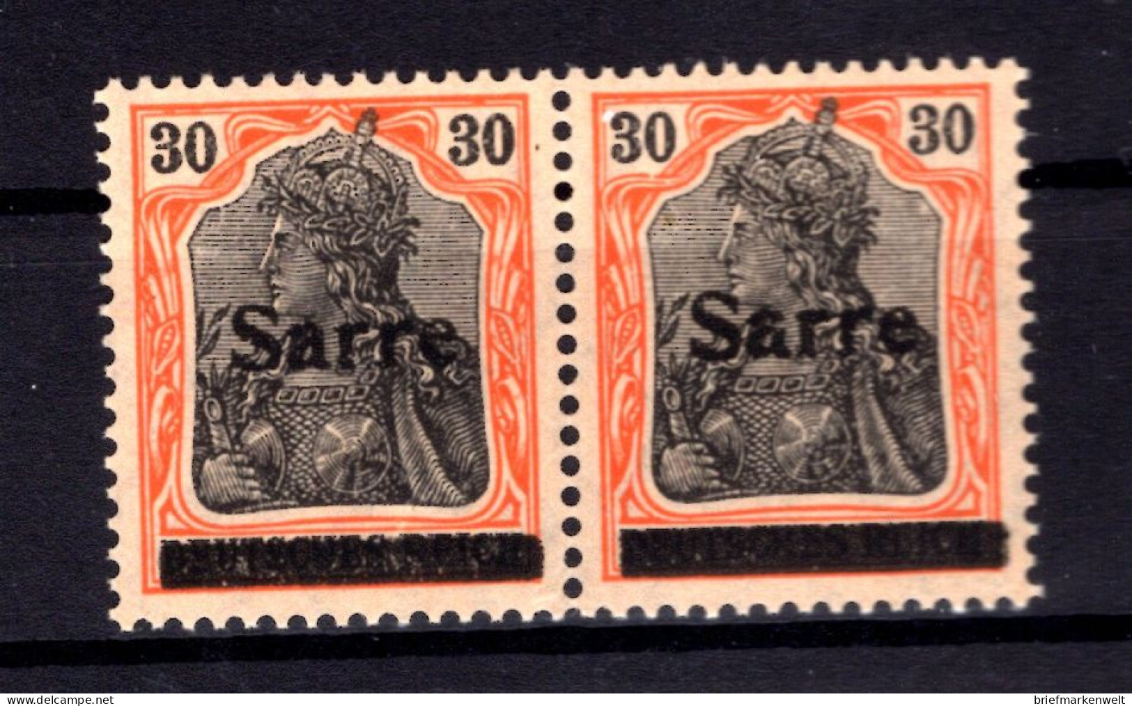 SAAR 10I PFOI,NI ABART ** MNH POSTFRISCH BPP 170EUR (T1966 - Neufs