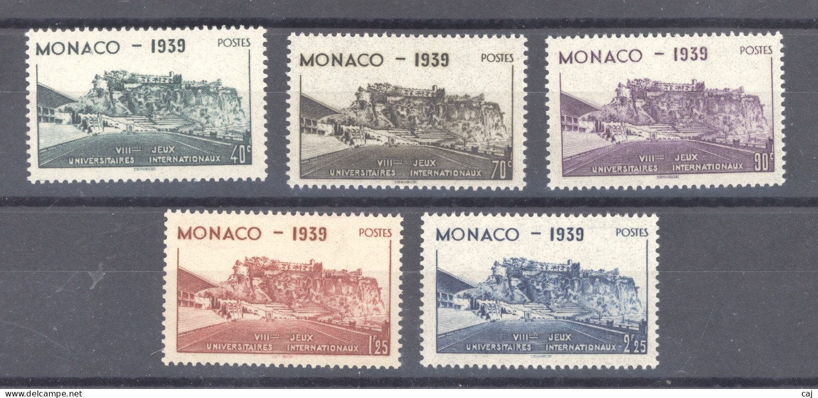 Monaco  :  Yv  195-99  ** - Neufs