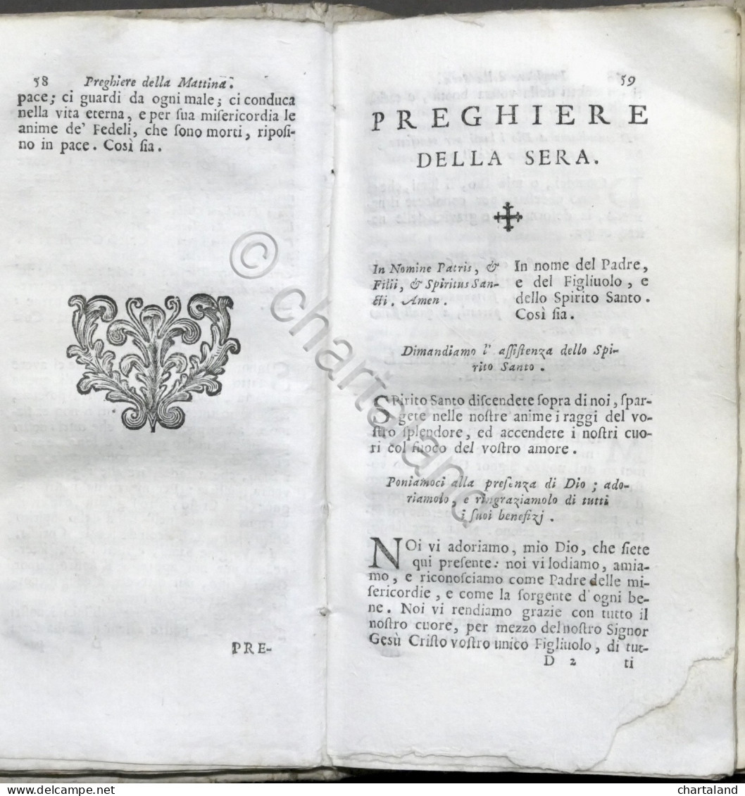 Catechismo O Sia Istruzione Di Monsignore Jacopo Benigno Bossuet - 1734 - Other & Unclassified