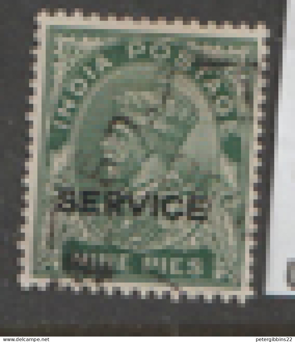 India  Service  1932  SG 0127  9p   Fine Use - 1911-35 Koning George V