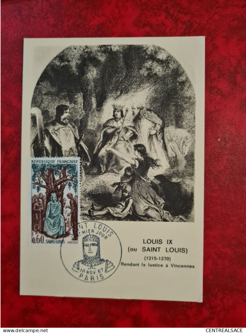 FDC 1967 MAXI   PARIS LOUIS IX OU SAINT LOUIS - Ohne Zuordnung