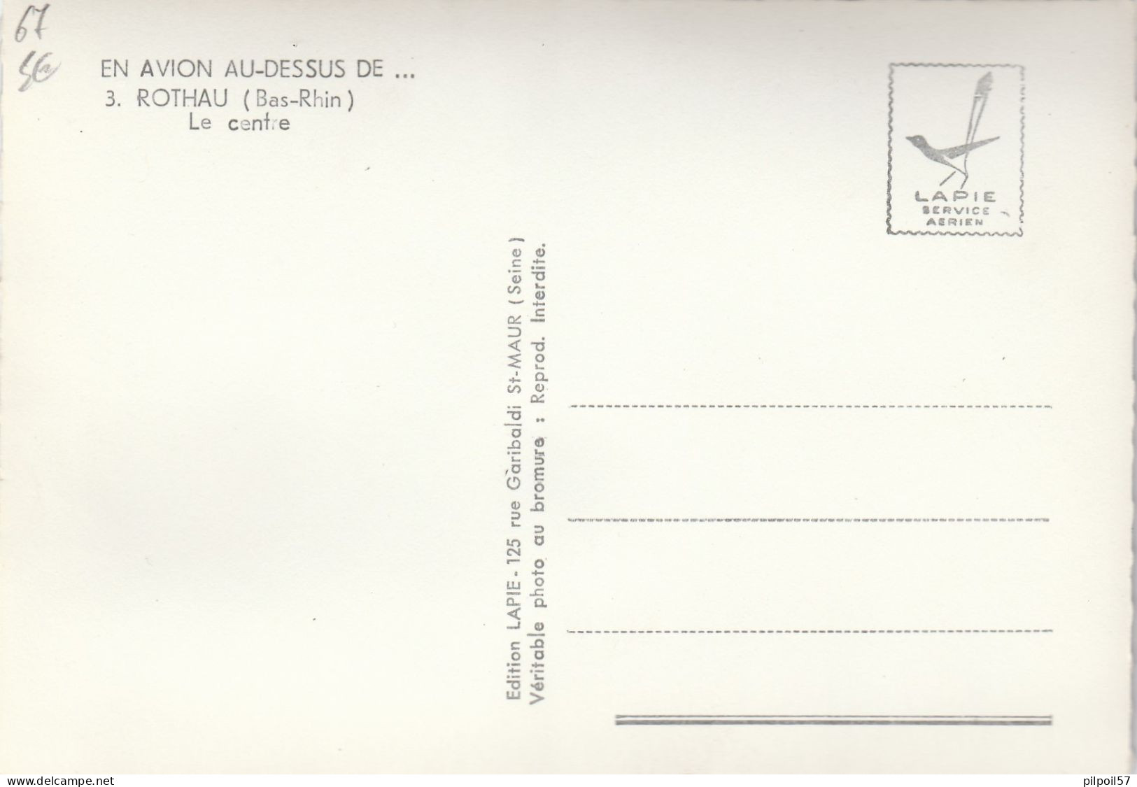 67 - ROTHAU - Le Centre  (CPSM 10,5X15) - Rothau