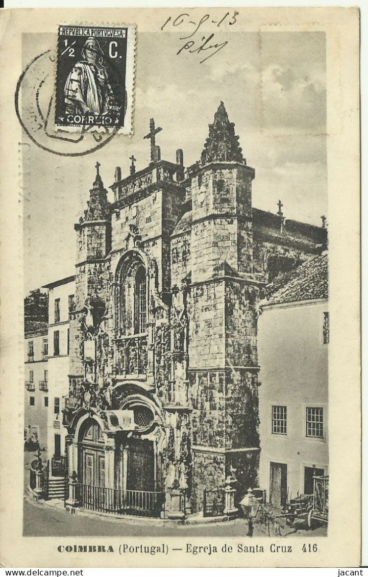 Portugal - Coimbra - Egreja De Santa Cruz - Coimbra
