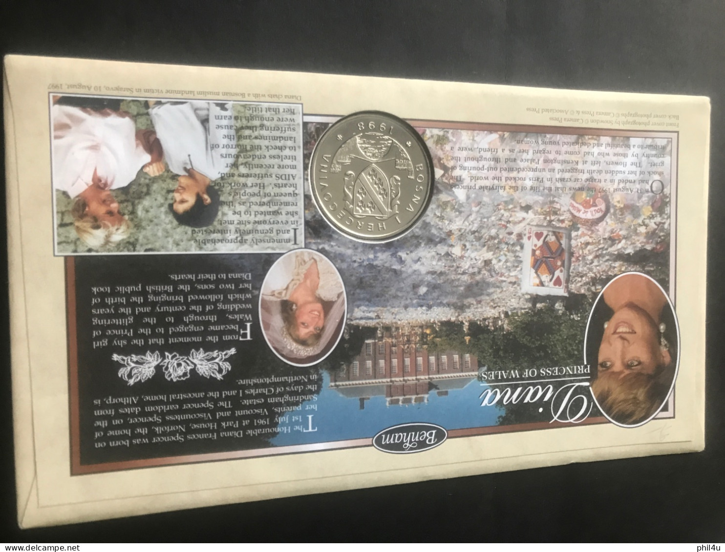1997 GB 2 Princess Diana Including Benham Medal Covers Diff. No. See Photos - Lettres & Documents