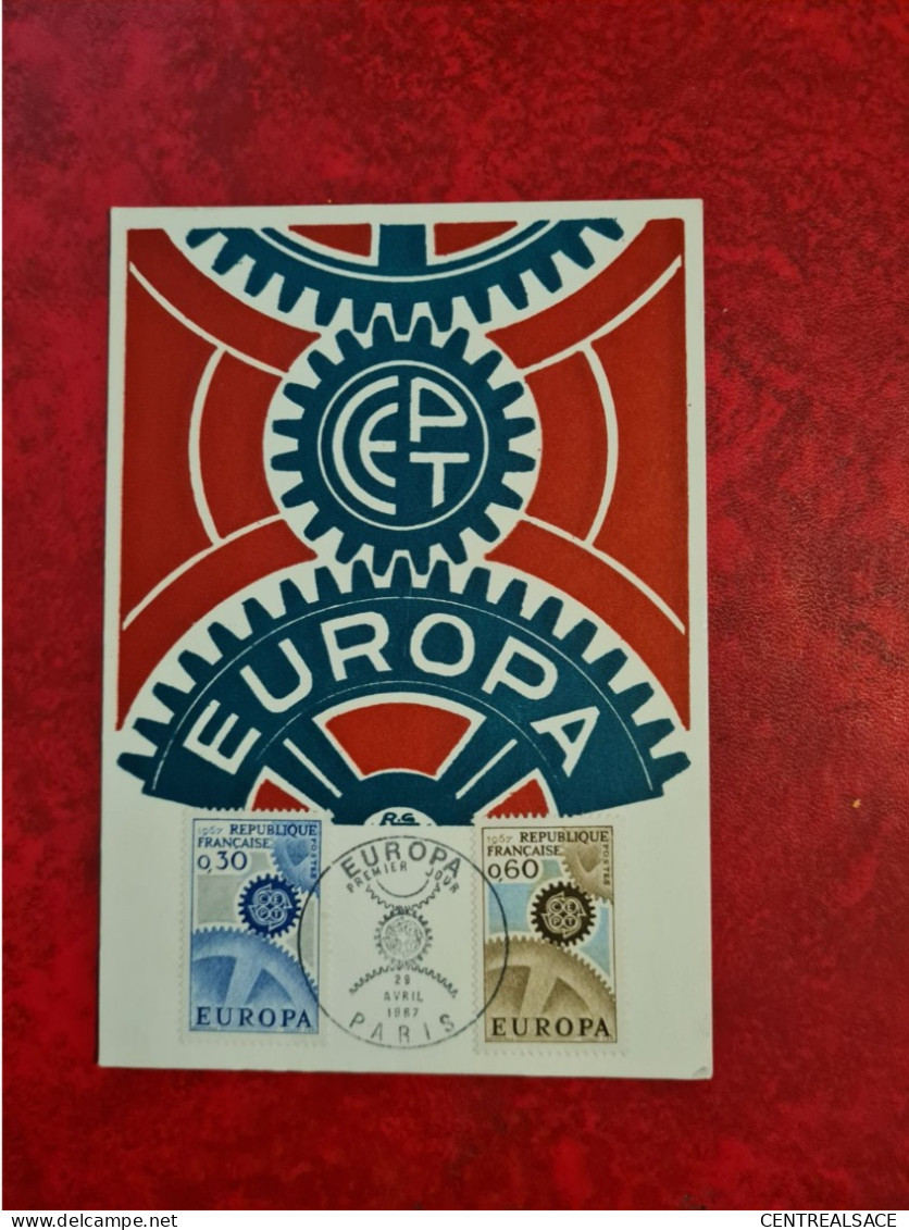 FDC 1967 MAXI   PARIS EUROPA - Sin Clasificación