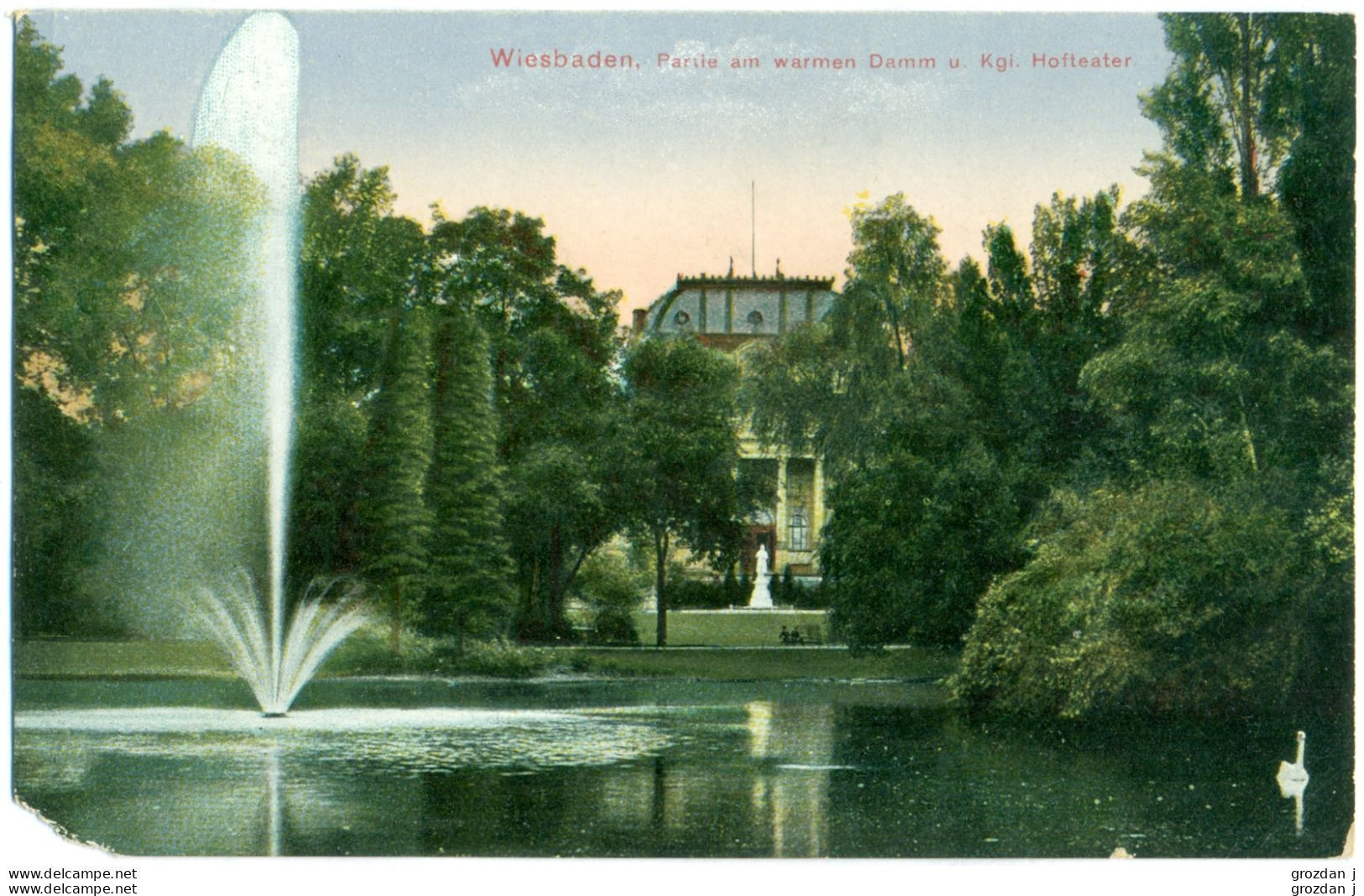 SPRING-CLEANING LOT (60 POSTCARDS, Including One Leporello Of 20), Wiesbaden, Germany - Wiesbaden
